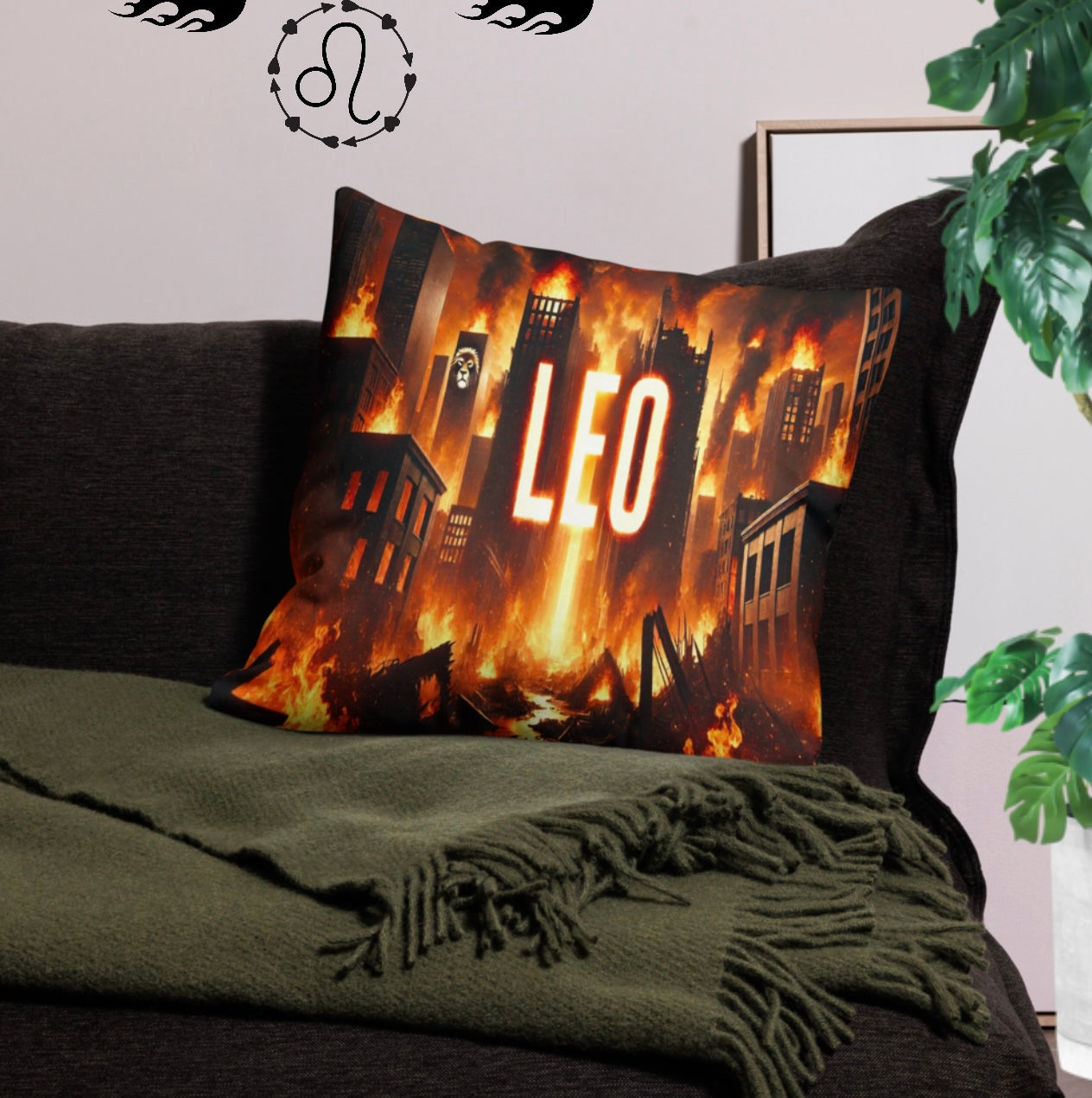 Leo ‘Heat Wave’ - Euro Pillowcase