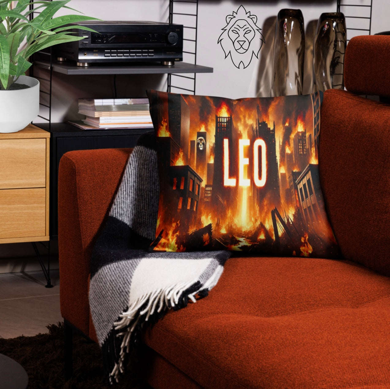 Leo ‘Heat Wave’ - Euro Pillowcase