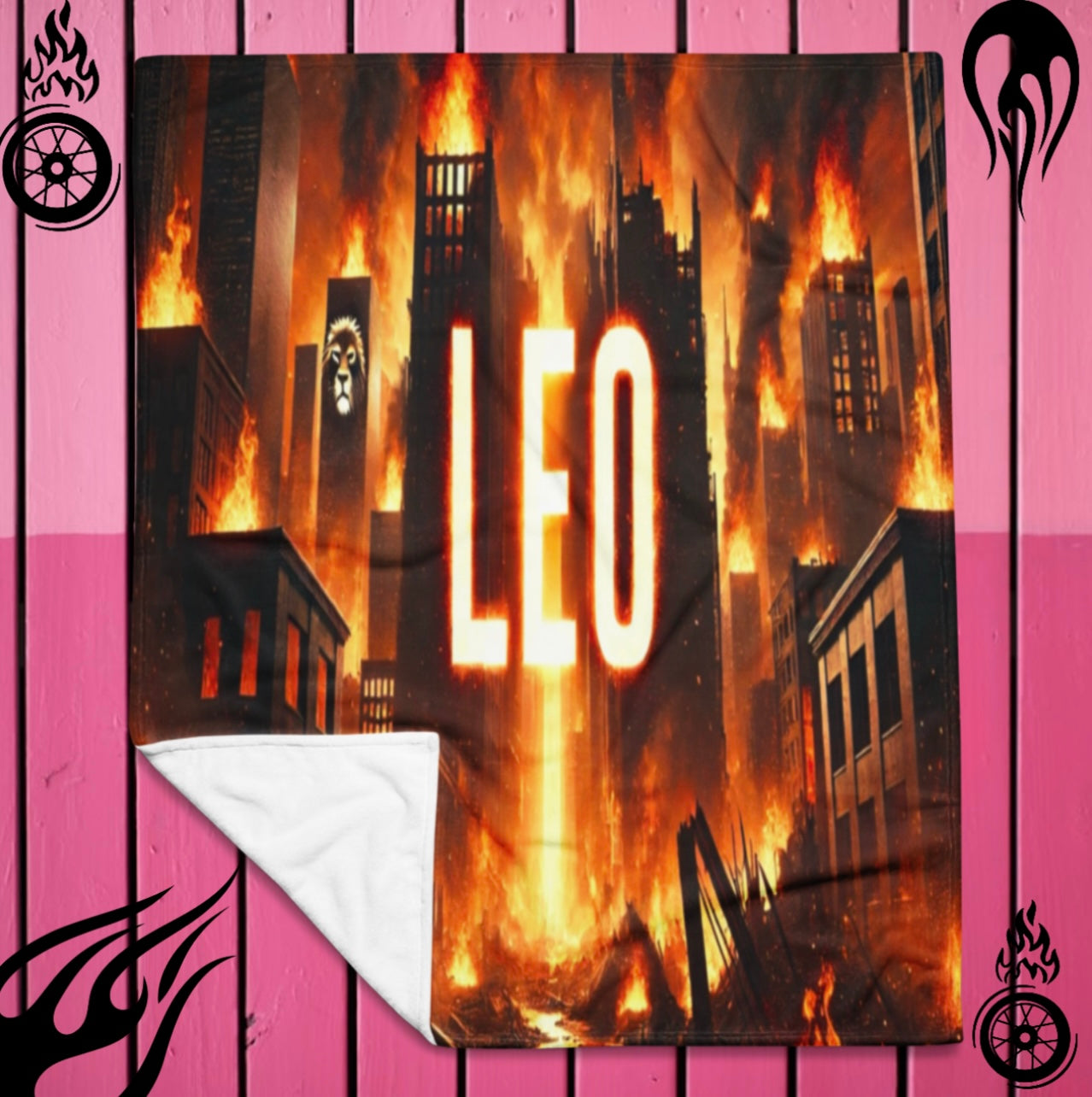 Leo ‘Throne of Embers’ - Blanket