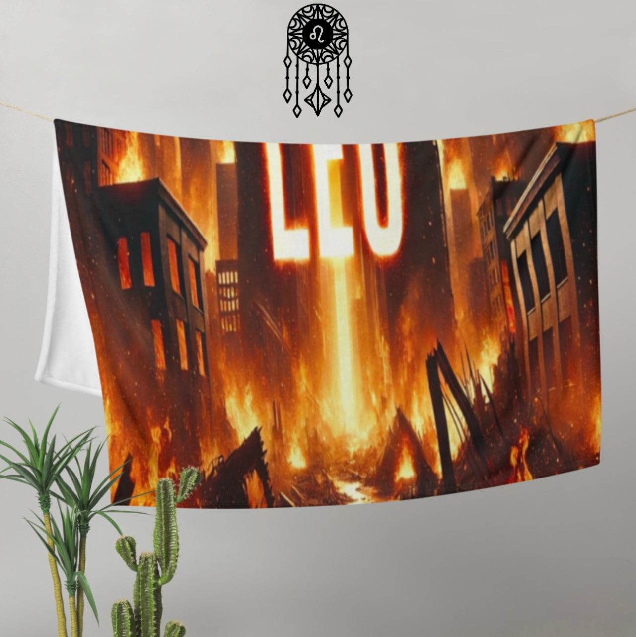 Leo ‘Throne of Embers’ - Blanket