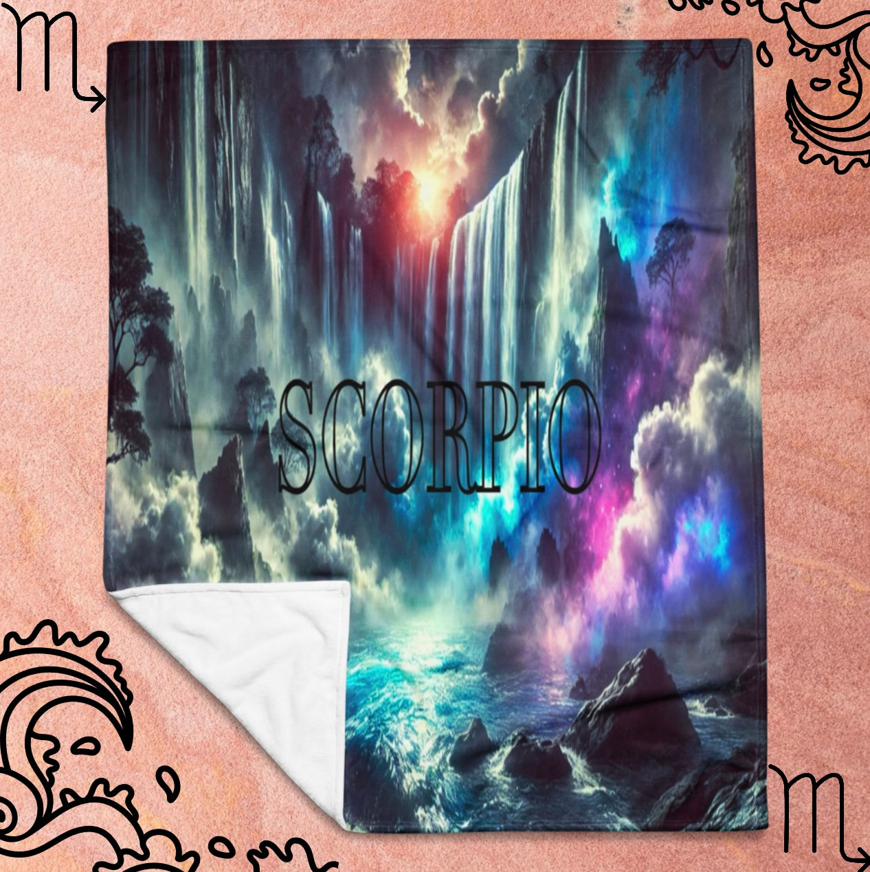 Scorpio ‘Waterfall Dreamscape’ - Blanket