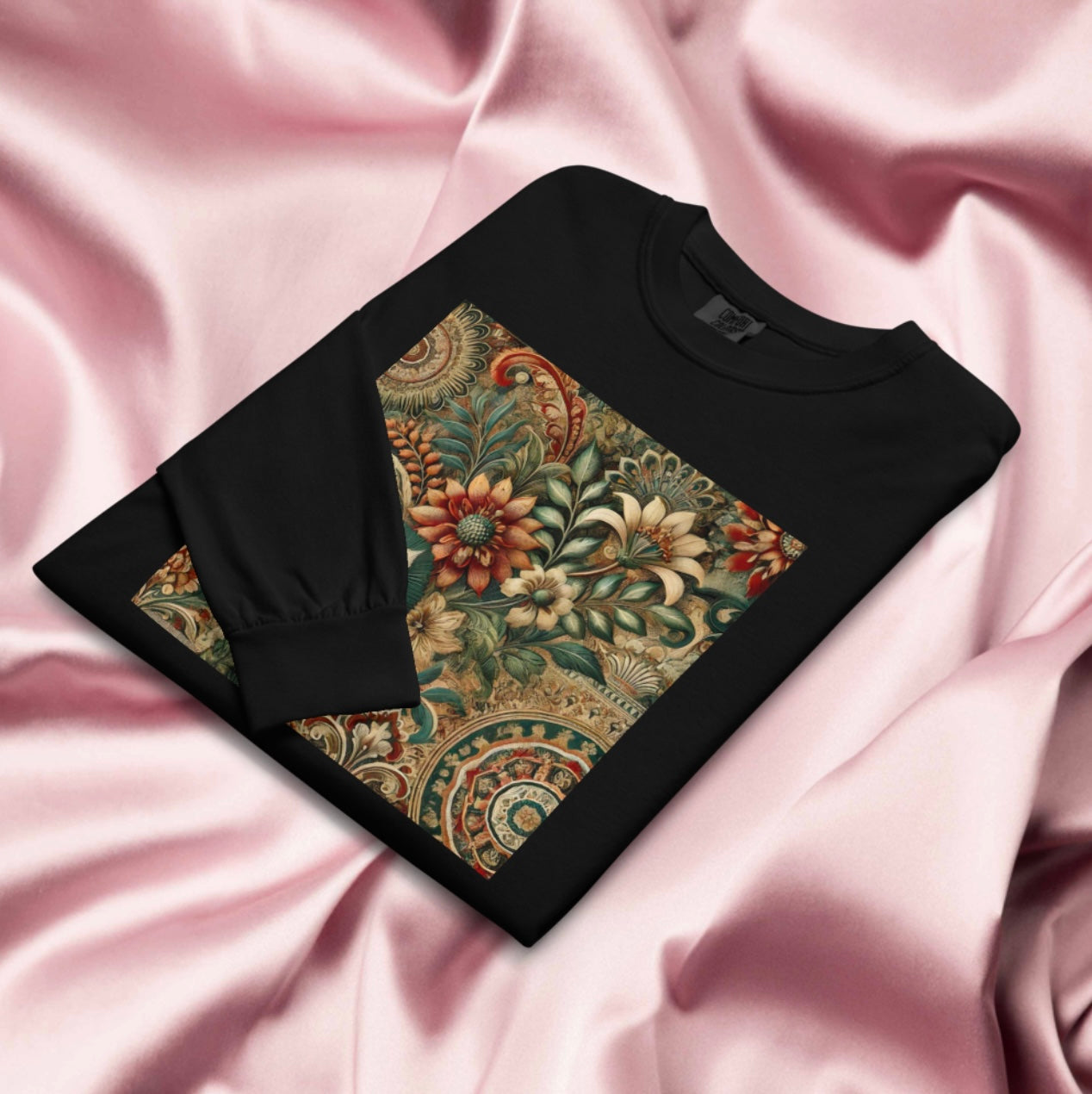 Baroque Bloom - Men’s Heavyweight Long Sleeve Tee