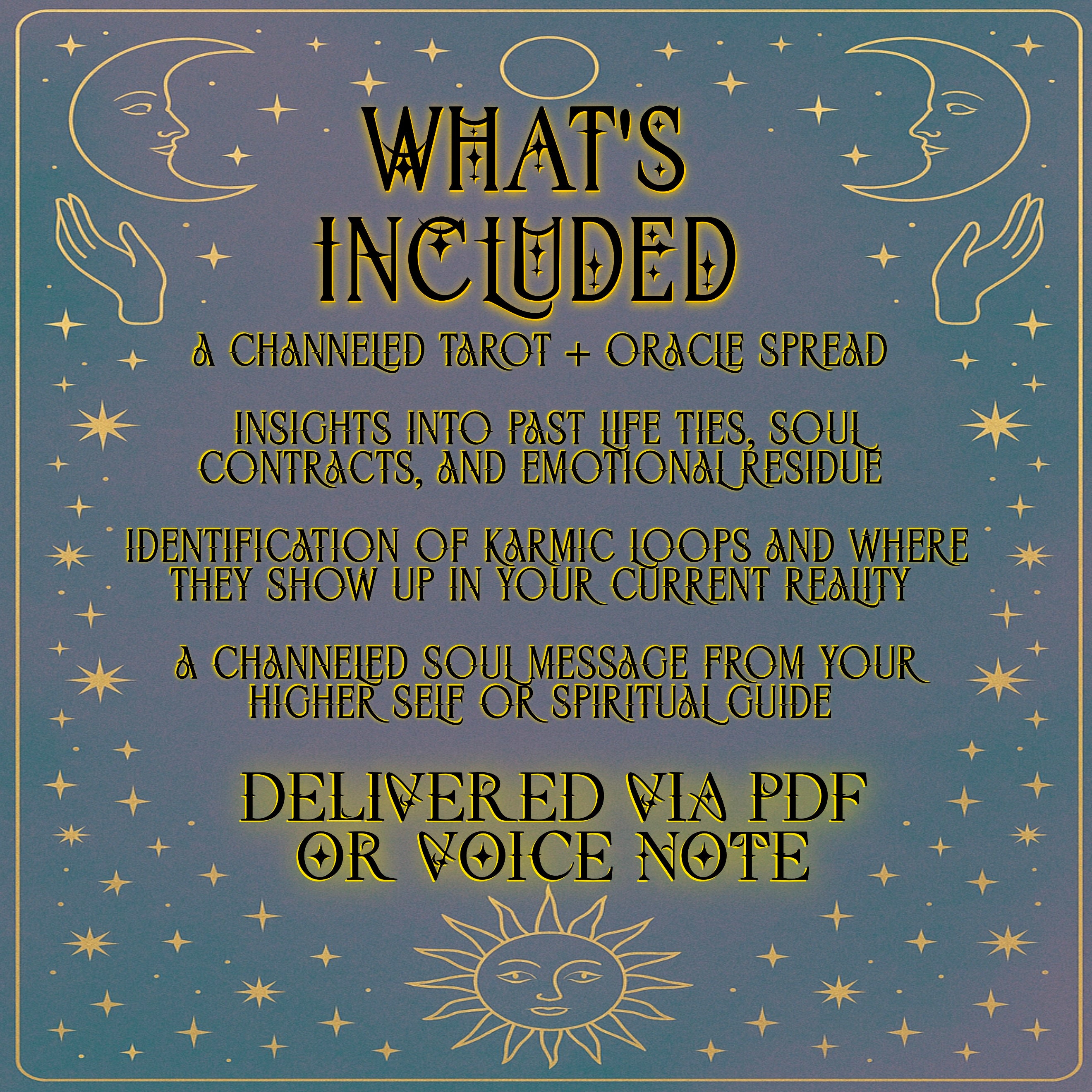 Karmic Thread Reading - Past Life/Twin Flames/Generational Trauma