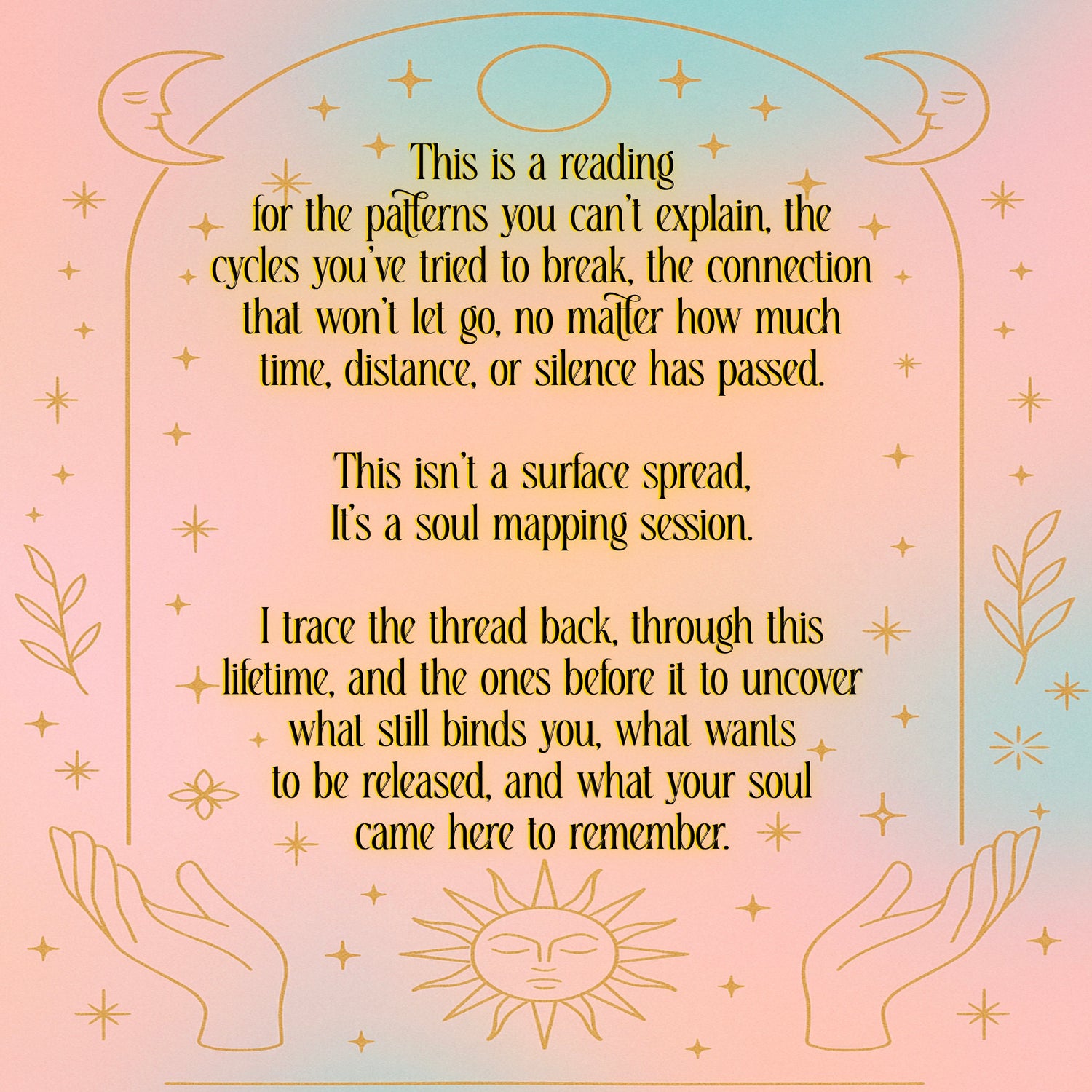 Karmic Thread Reading - Past Life/Twin Flames/Generational Trauma