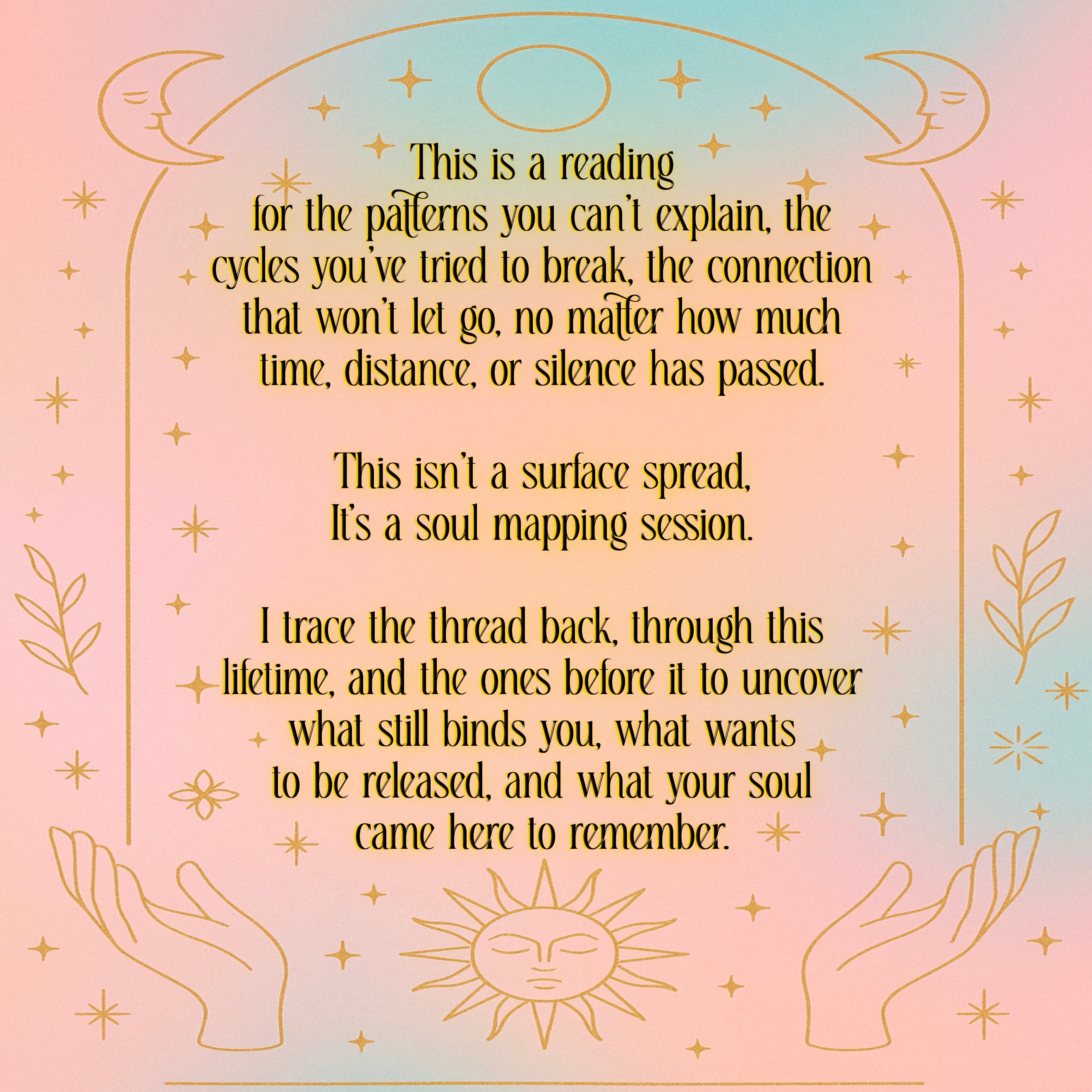 Karmic Thread Reading - Past Life/Twin Flames/Generational Trauma