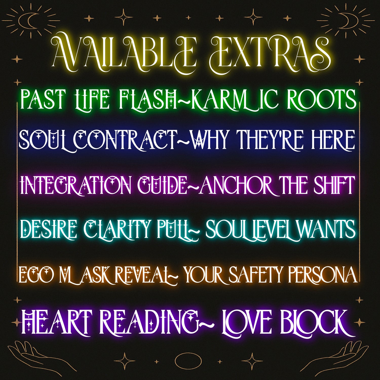 Full Soul Spread - Love/Purpose/Healing