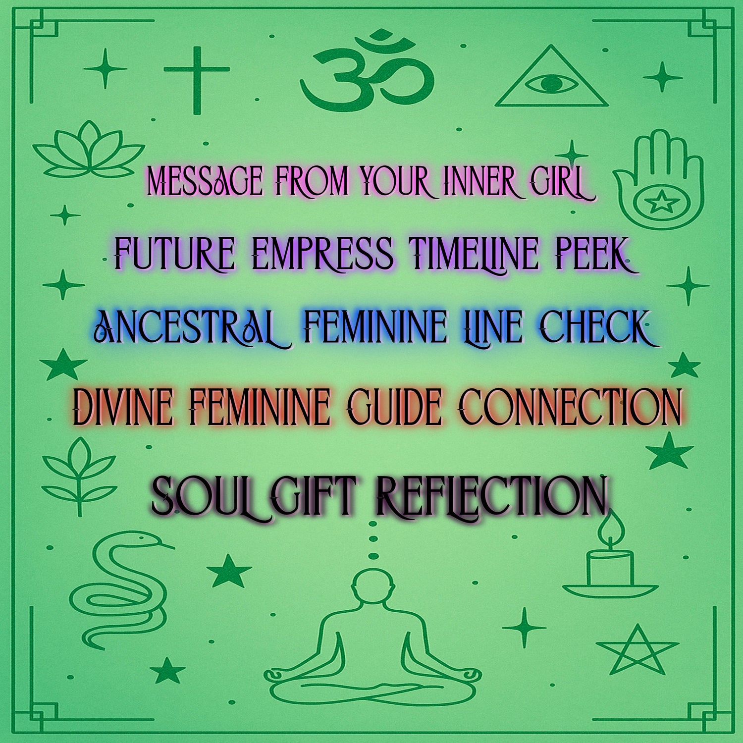 Empress Mirror Reading - Identity/Awakening/Transition