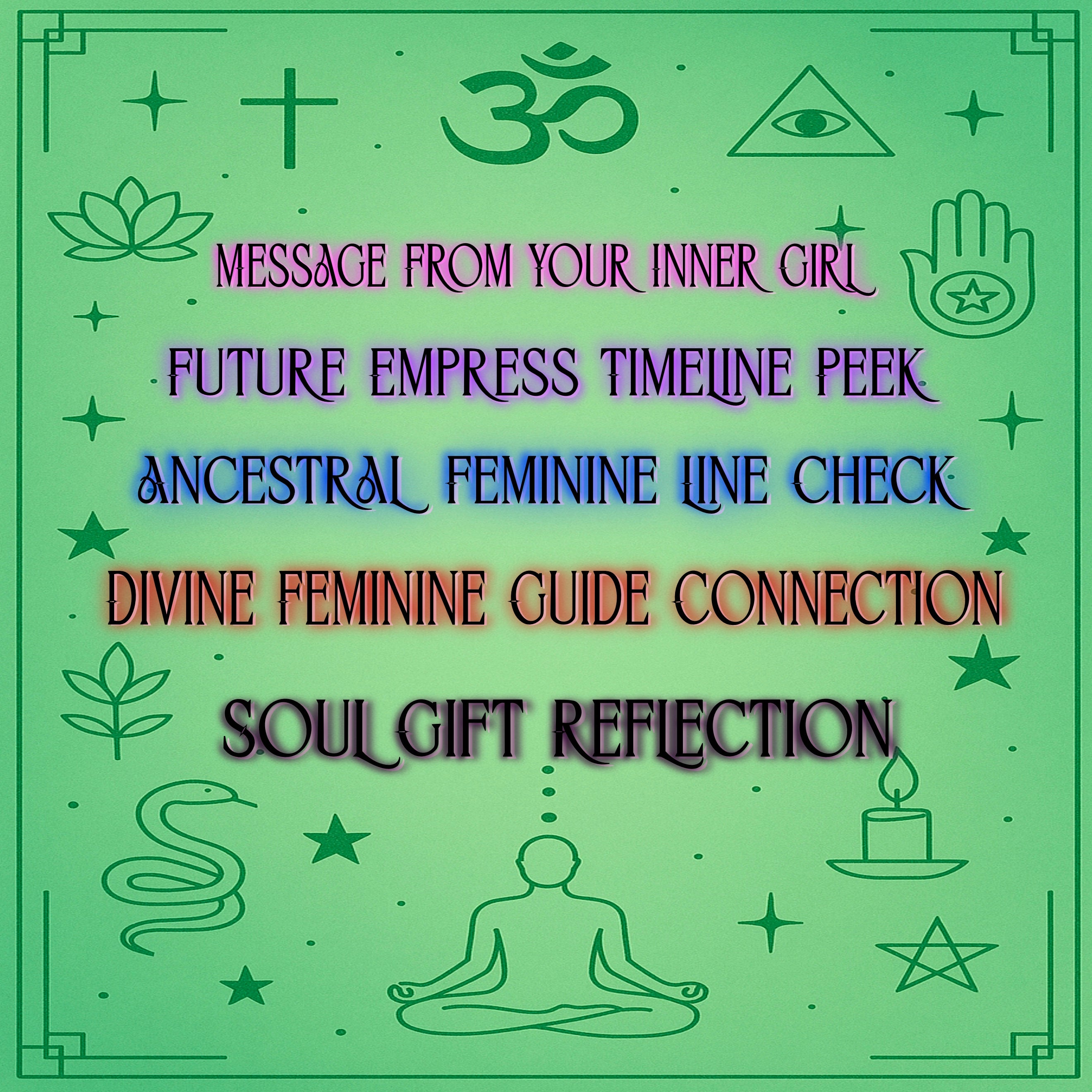Empress Mirror Reading - Identity/Awakening/Transition