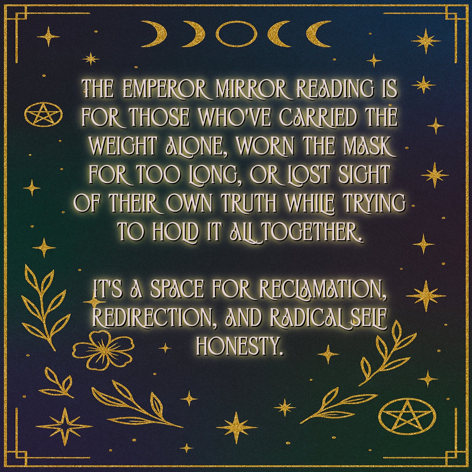 Emperor Mirror Reading - Identity/Awakening/Transition