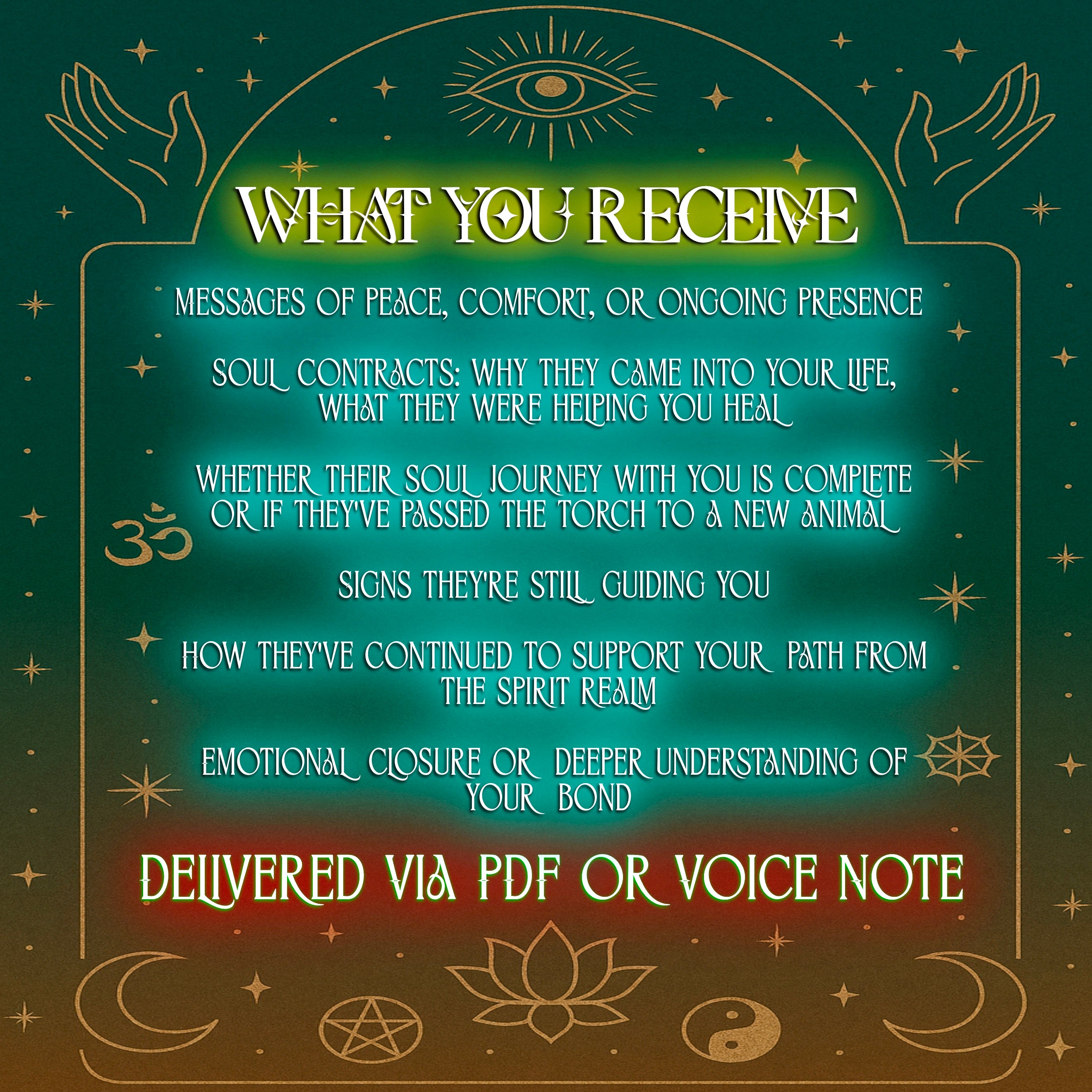 Deceased Animal Soul Reading - Peace/Closure