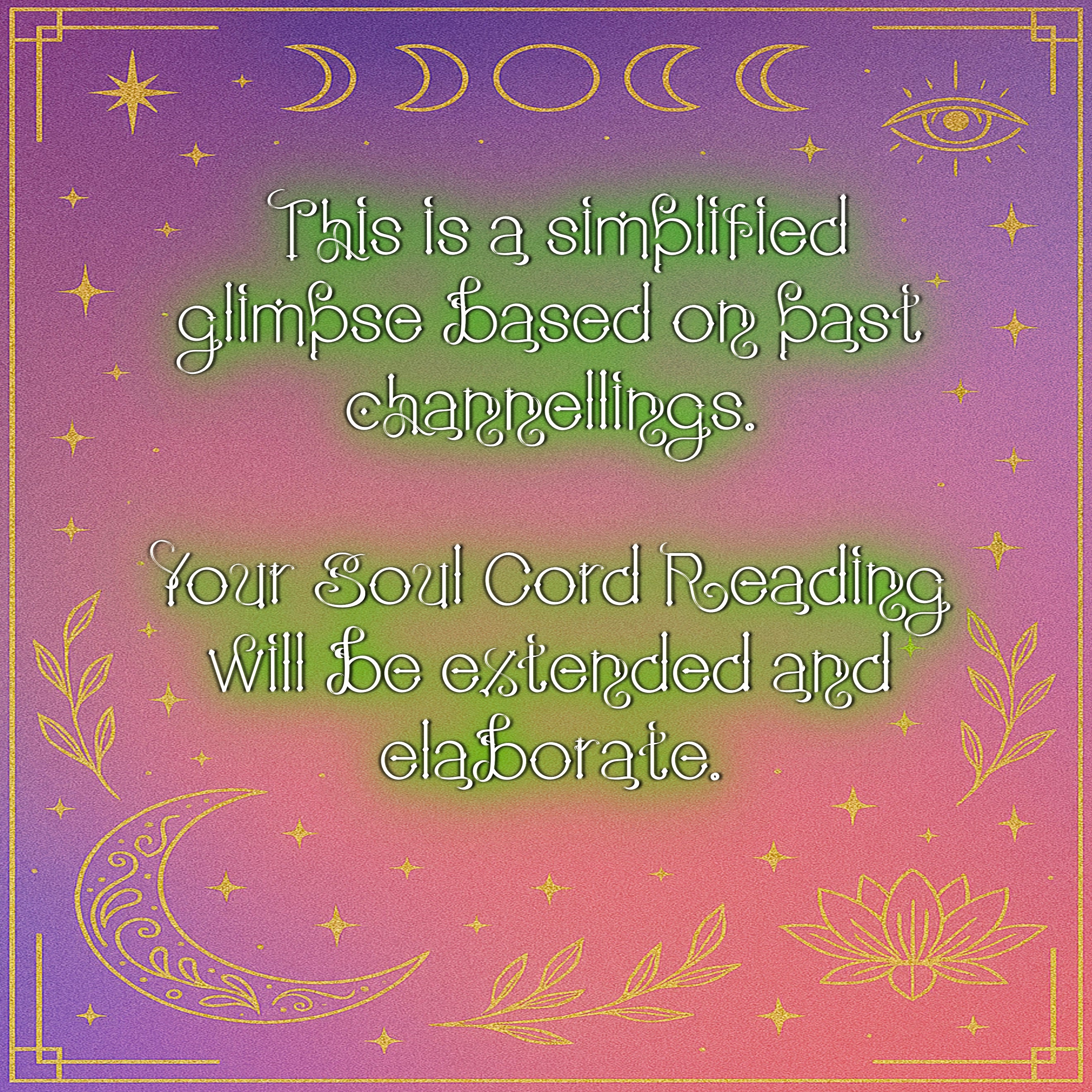 Soul Cord Reading - Soulmate/Twin Flame/Family