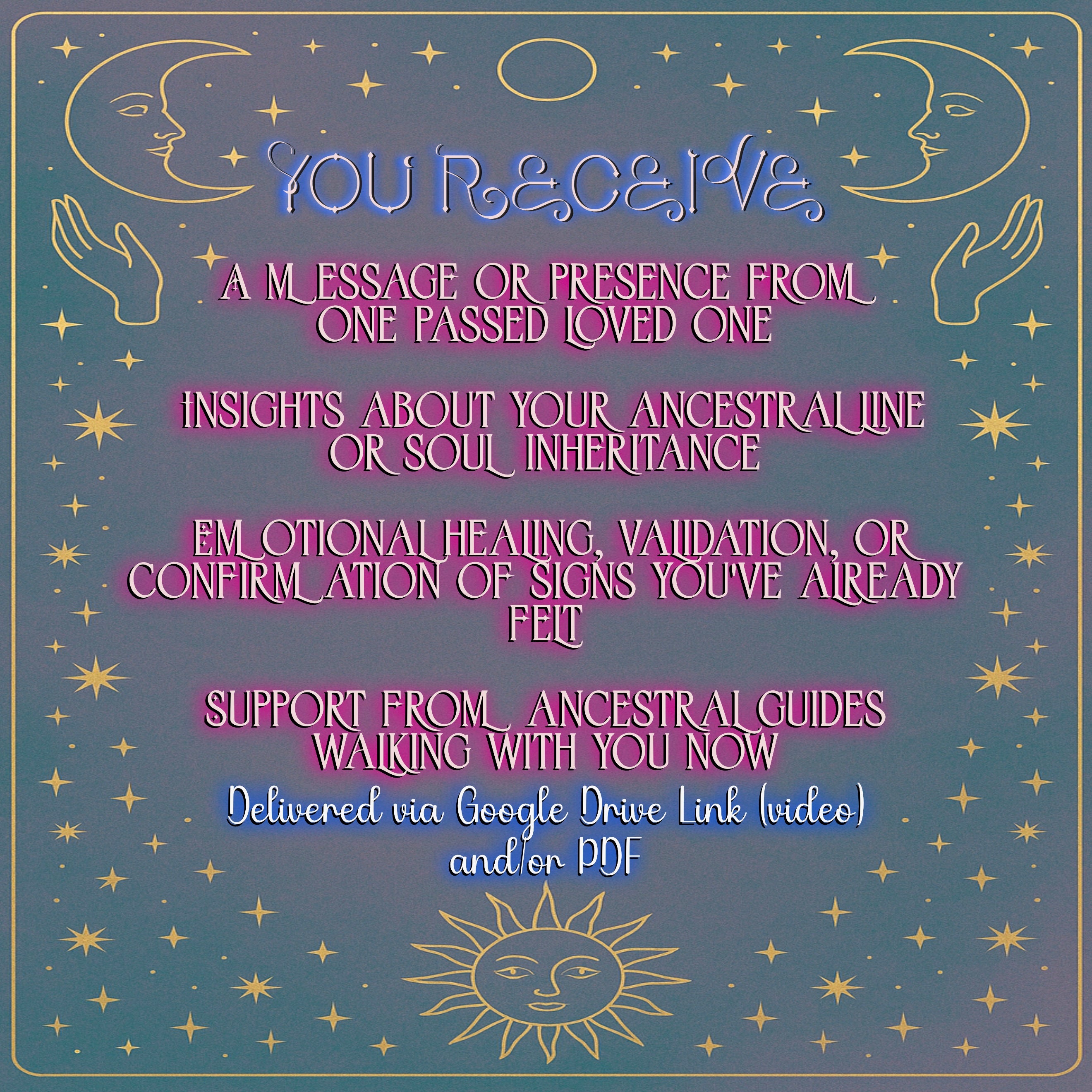 Spirit Reading - Past Loved Ones/Ancestors