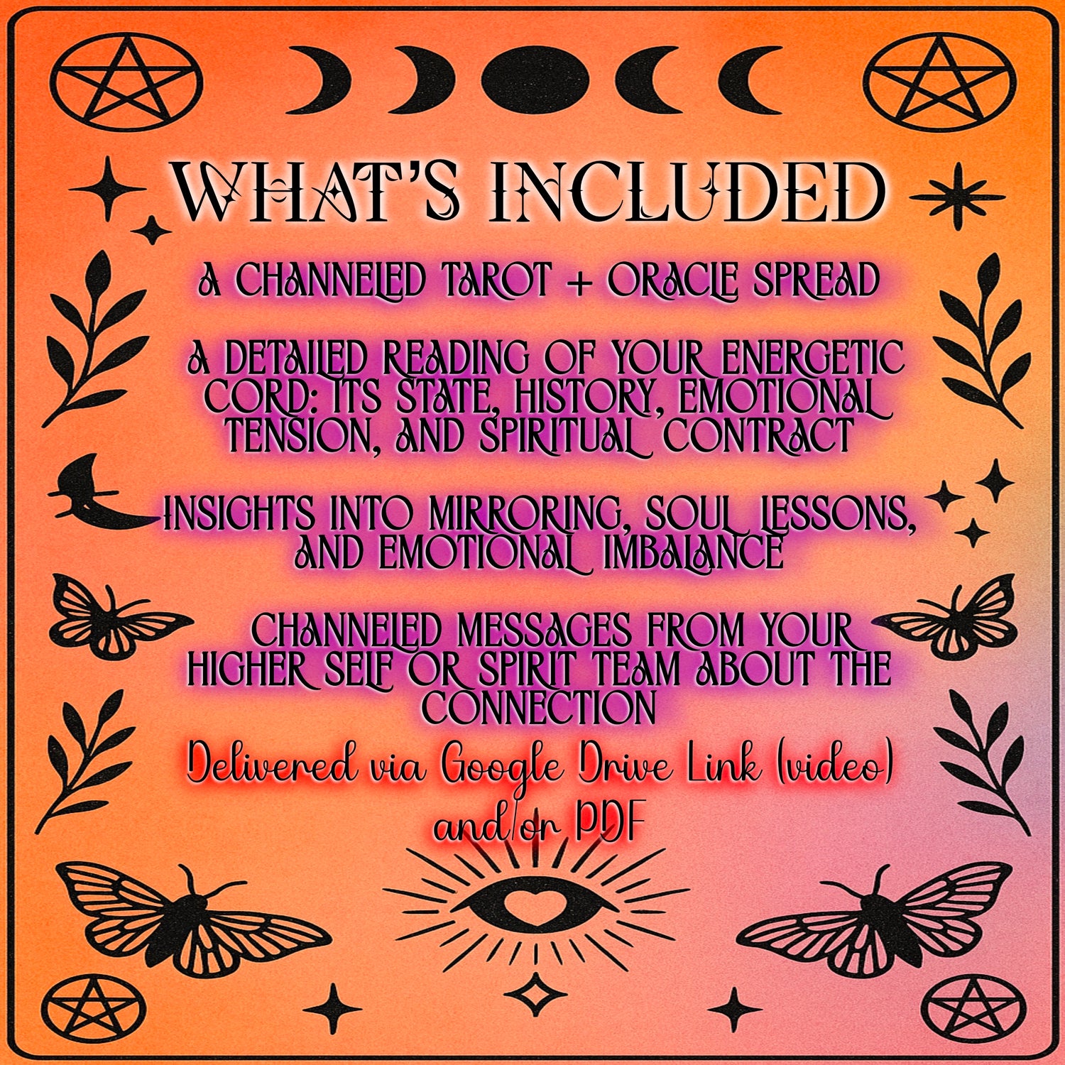 Soul Cord Reading - Soulmate/Twin Flame/Family