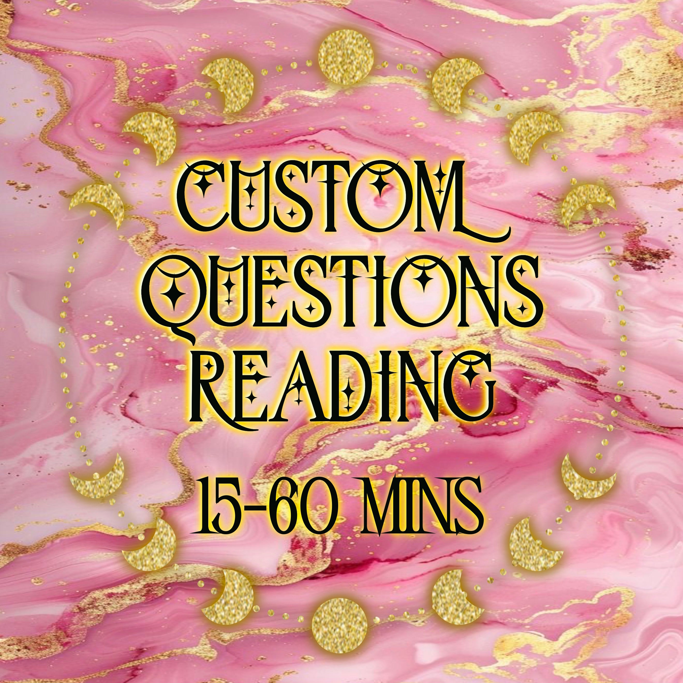 Custom Questions Reading - Relationship Guidance, Signs and Nudges, Major Life Decisions, Timeline Insight, Different Theme, Custom Spread, Customise Your Reading