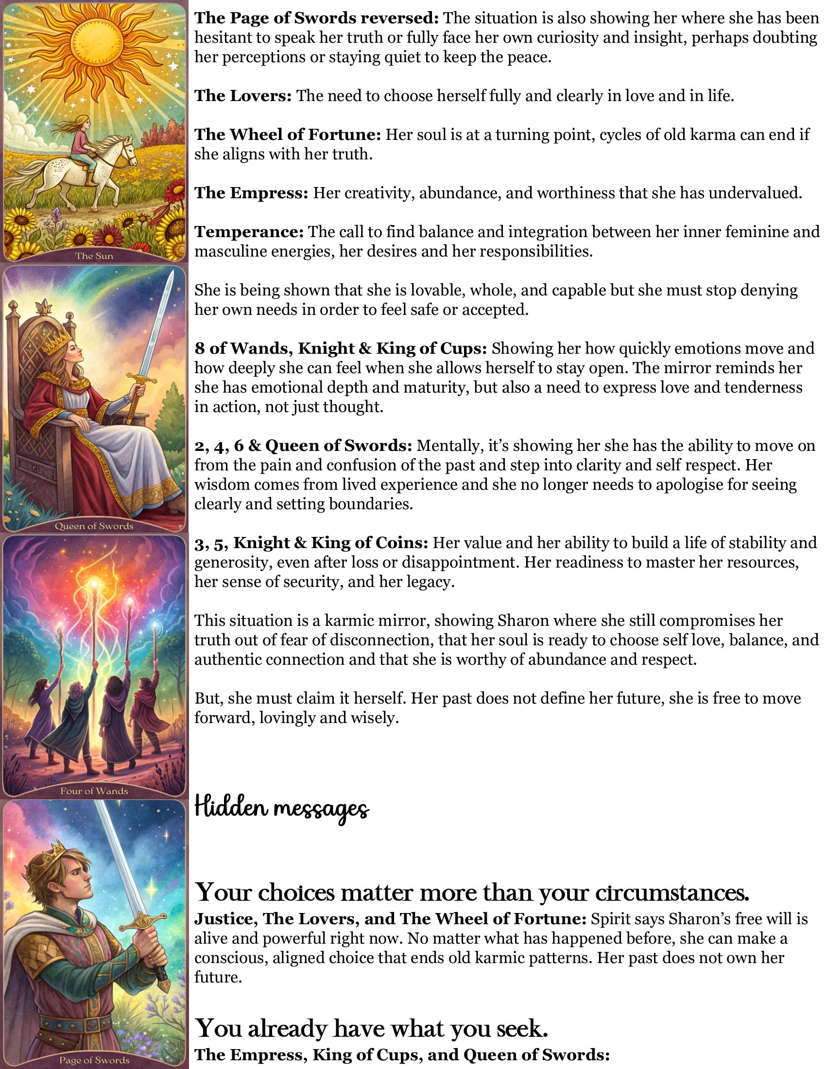 Mini Soul Check In - Quick Clarity/Emotional Reassurance