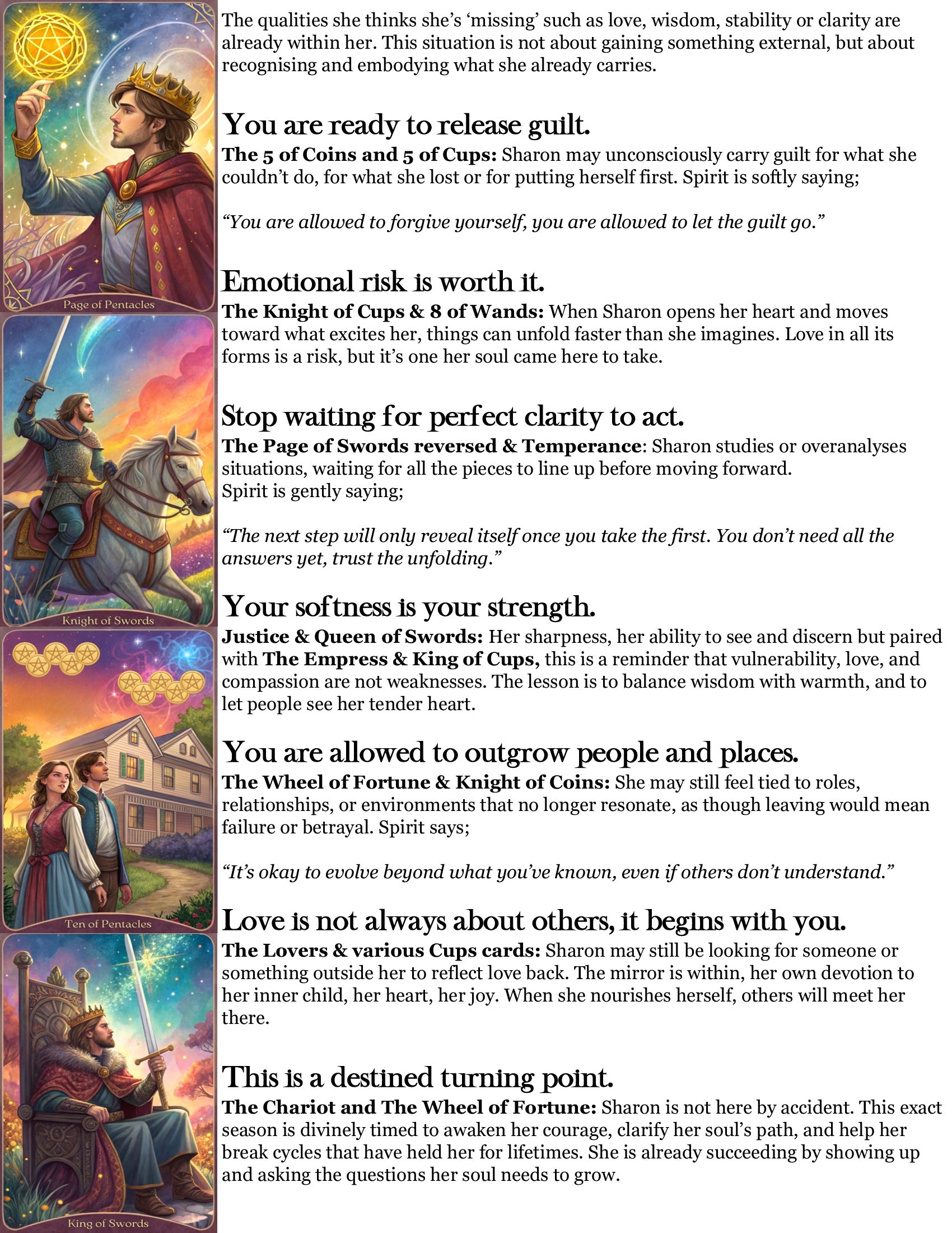 Mini Soul Check In - Quick Clarity/Emotional Reassurance