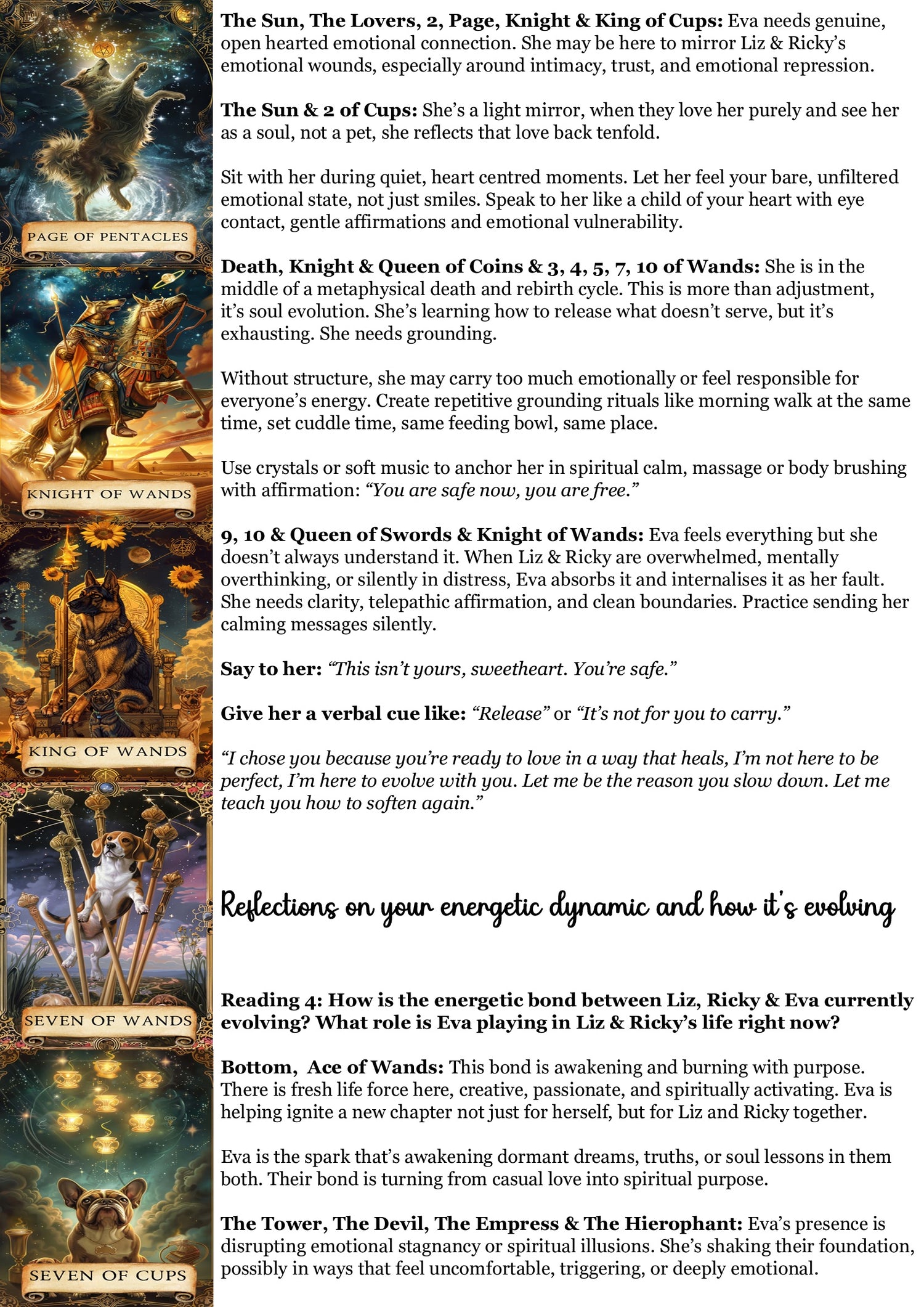 Living Animal Reading - Soul Purpose/Check in
