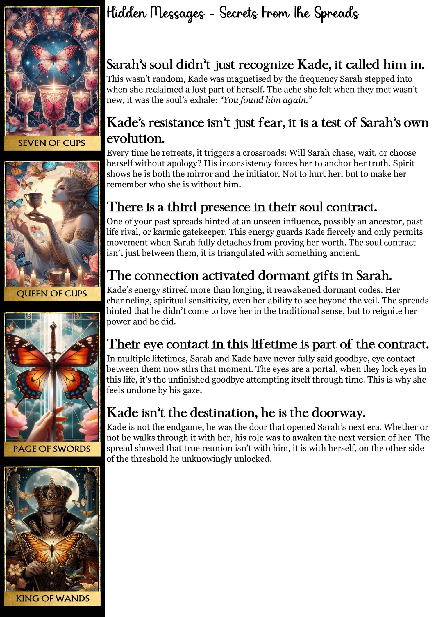 Karmic Thread Reading - Past Life/Twin Flames/Generational Trauma