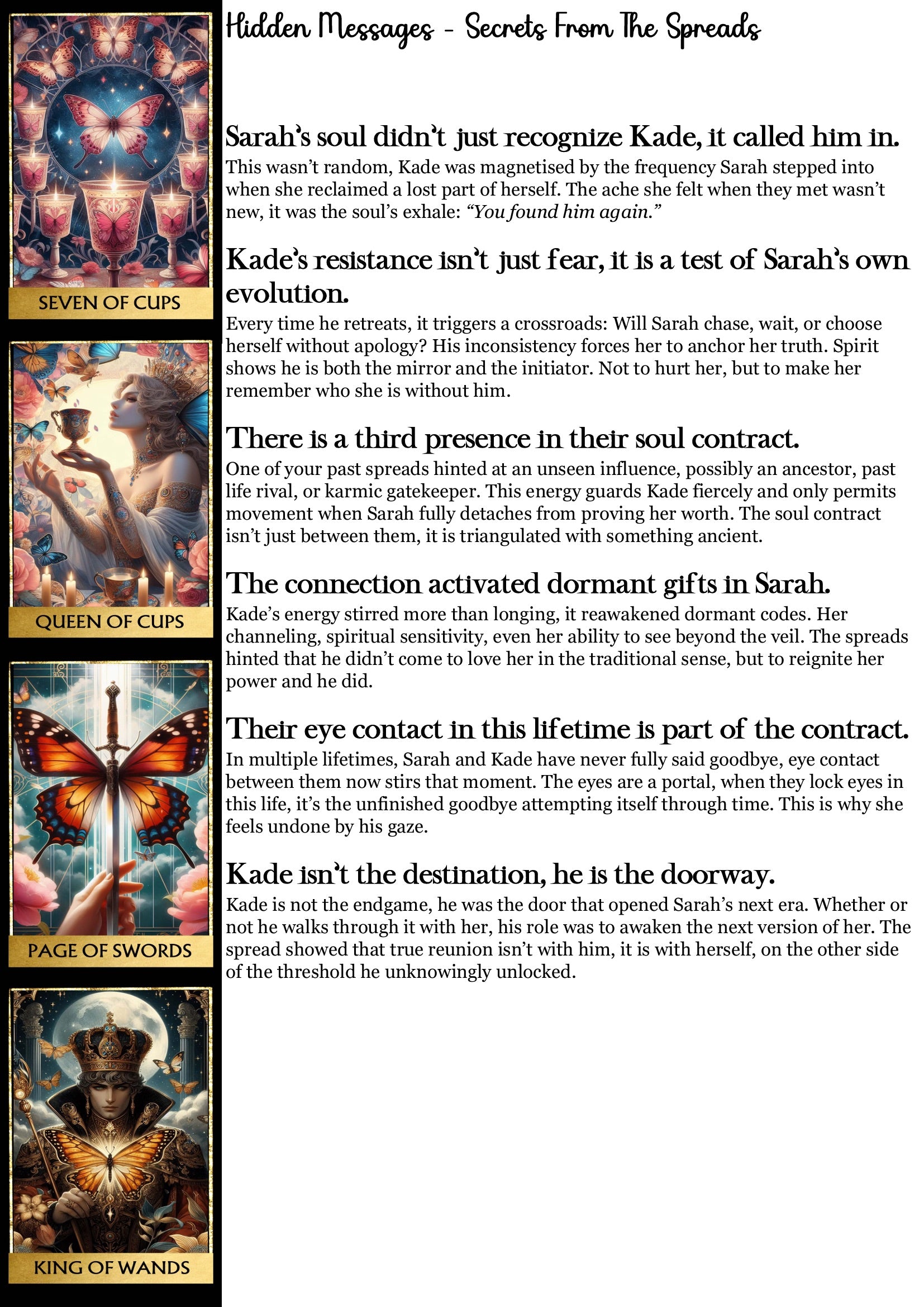 Karmic Thread Reading - Past Life/Twin Flames/Generational Trauma