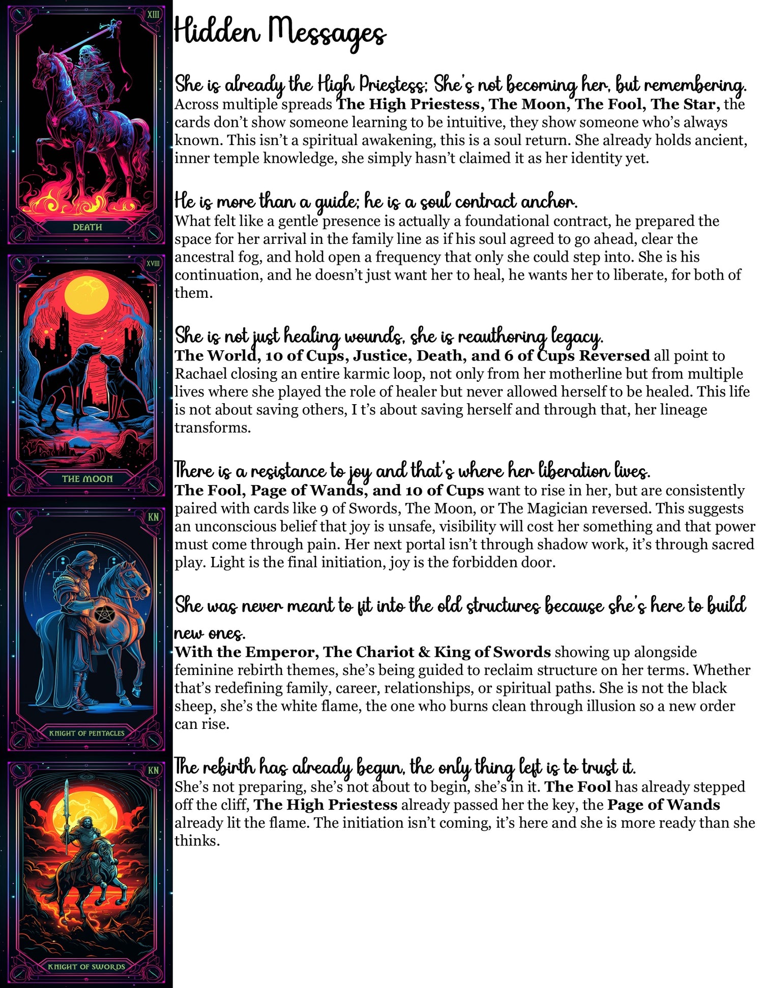 Empress Mirror Reading - Identity/Awakening/Transition