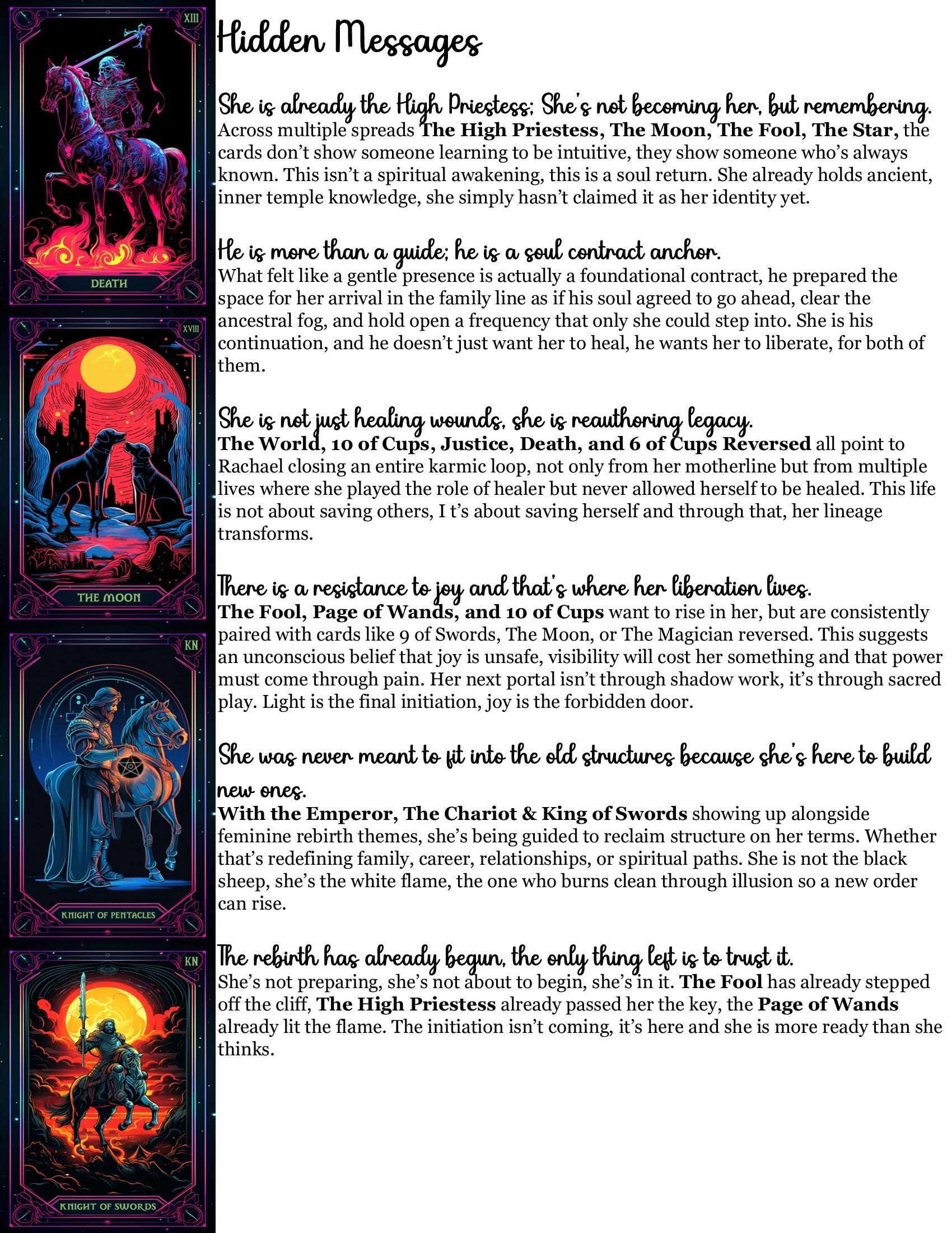 Empress Mirror Reading - Identity/Awakening/Transition