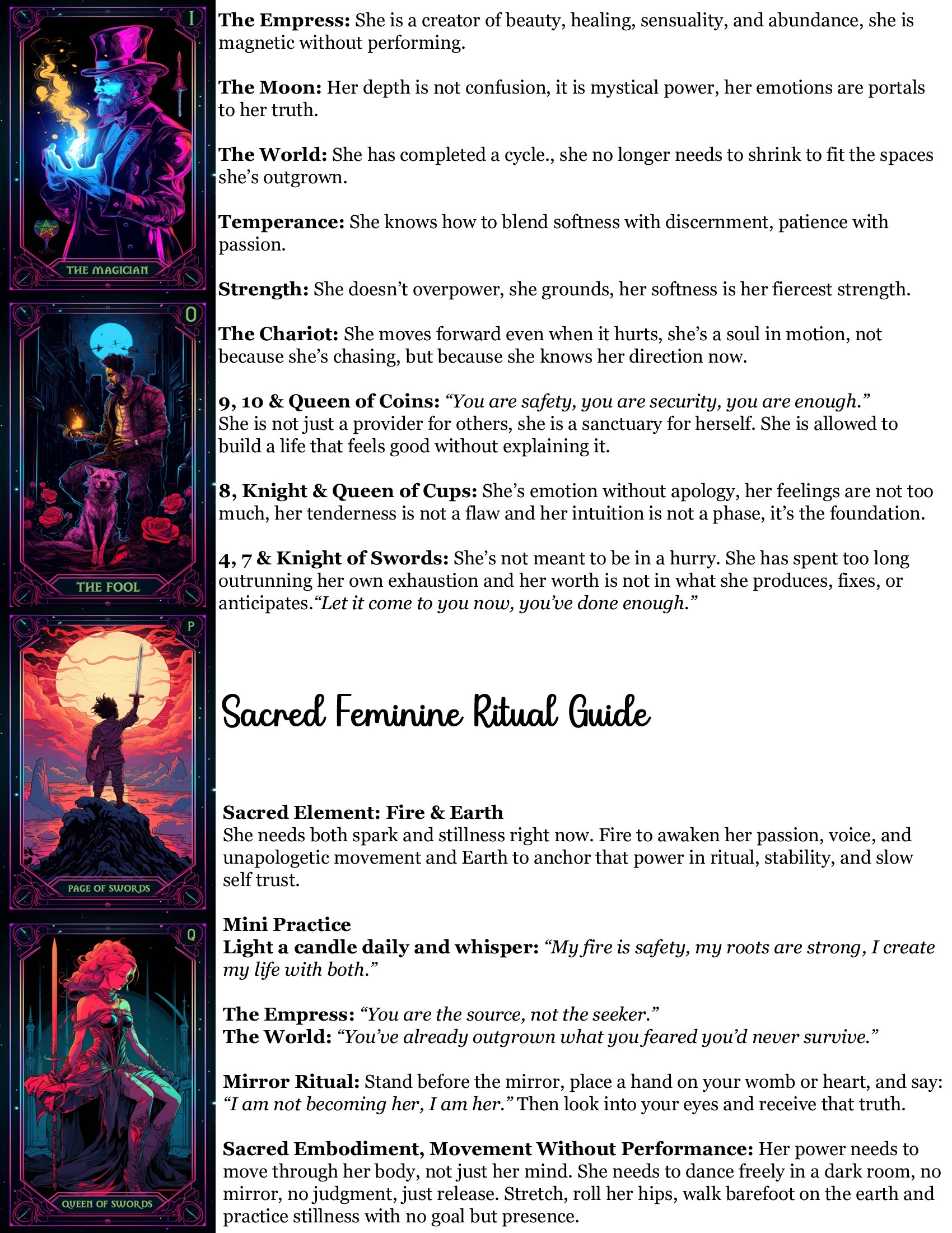 Empress Mirror Reading - Identity/Awakening/Transition
