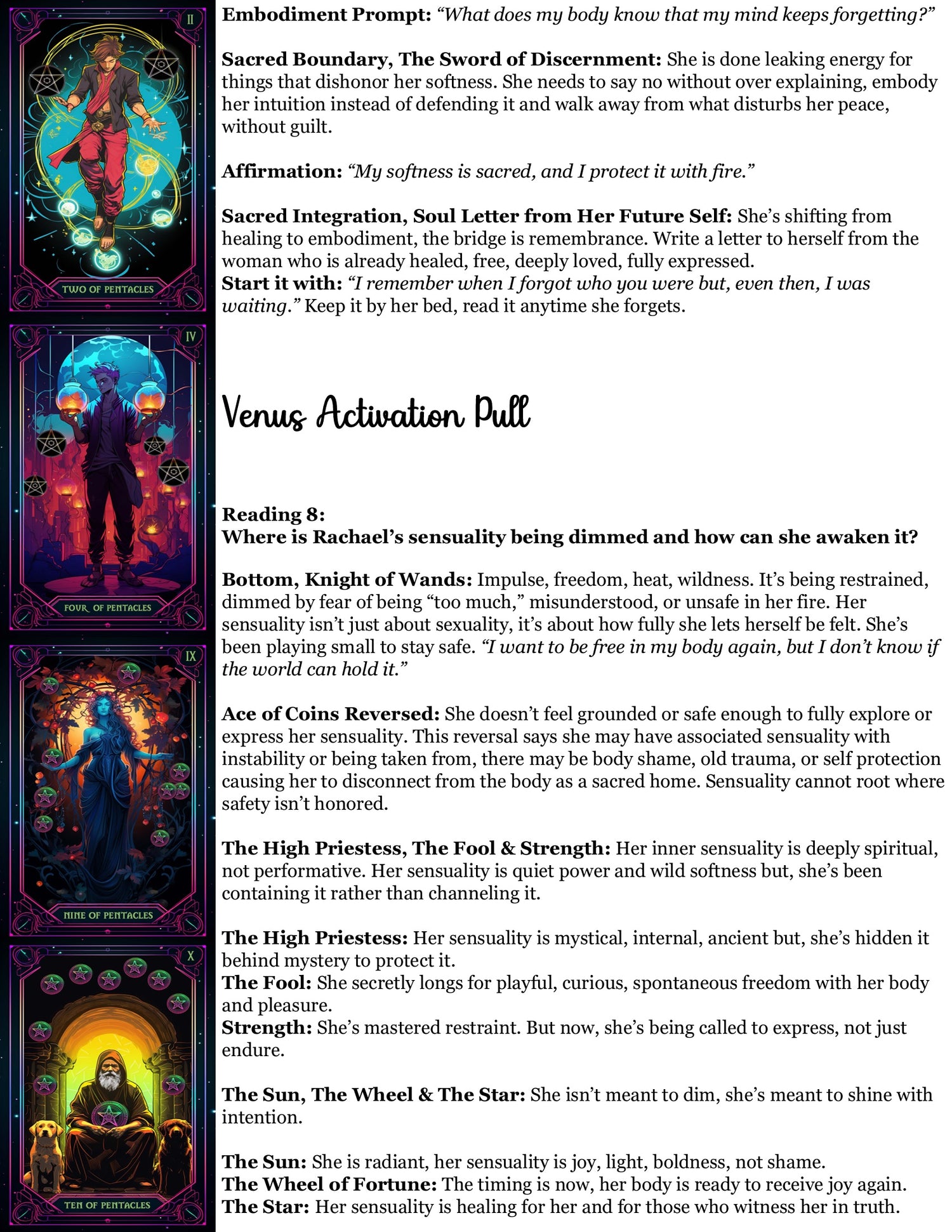 Empress Mirror Reading - Identity/Awakening/Transition