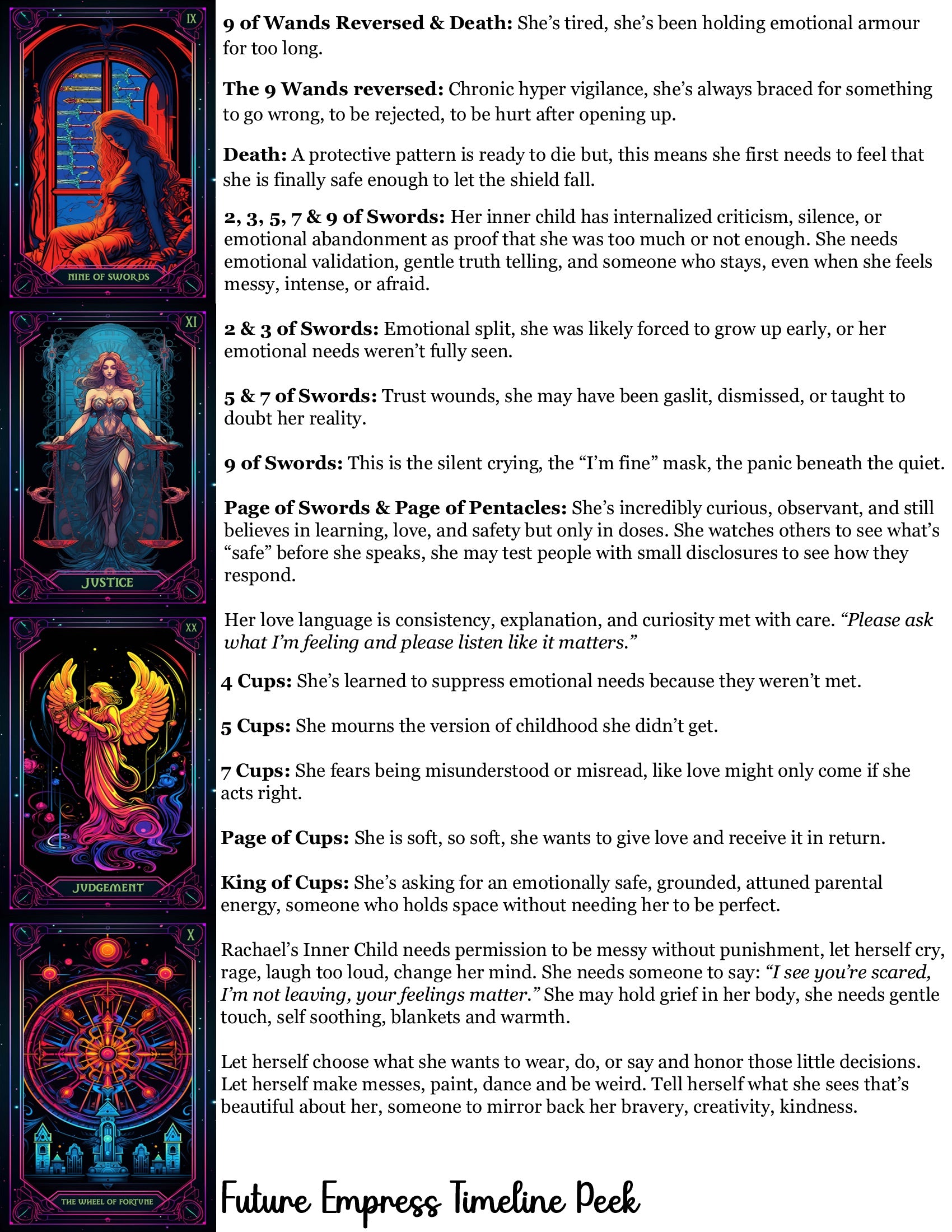 Empress Mirror Reading - Identity/Awakening/Transition