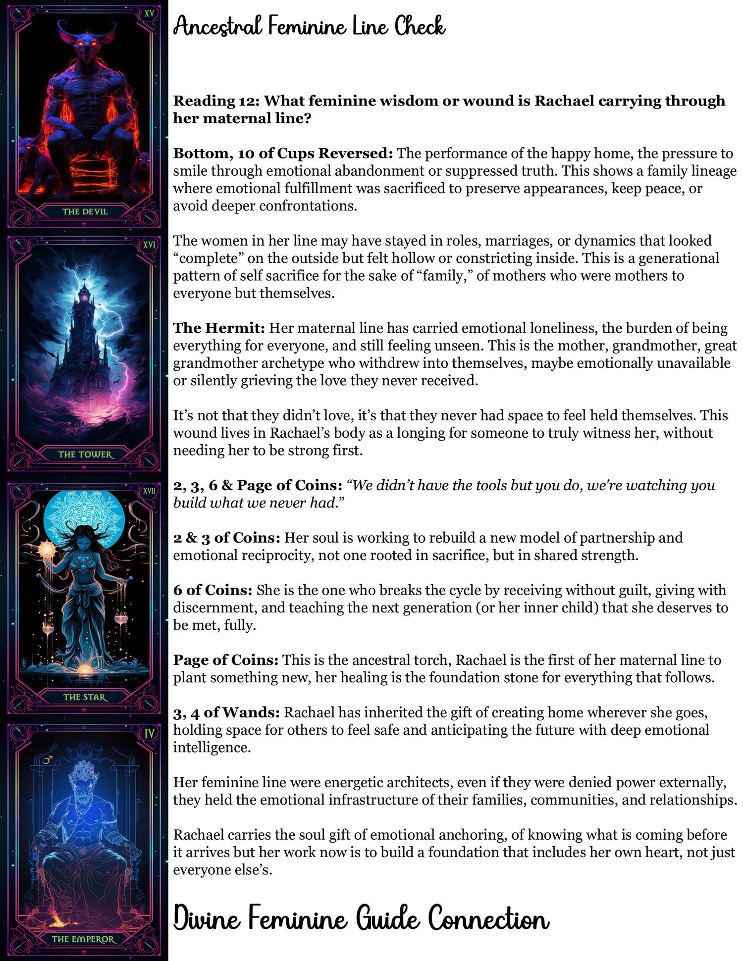 Empress Mirror Reading - Identity/Awakening/Transition