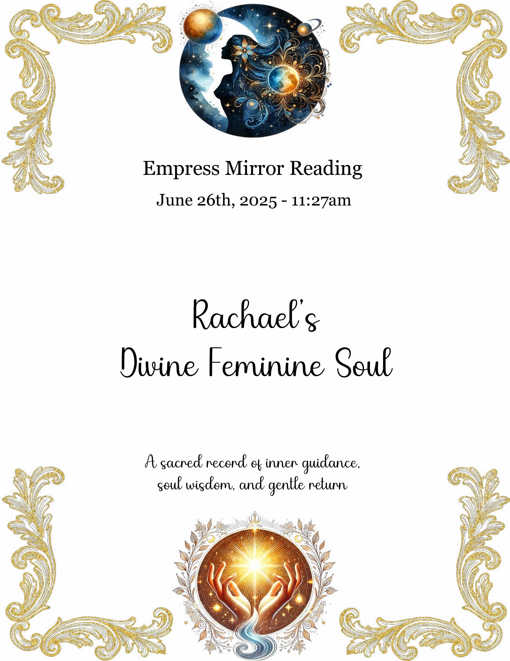 Empress Mirror Reading - Identity/Awakening/Transition