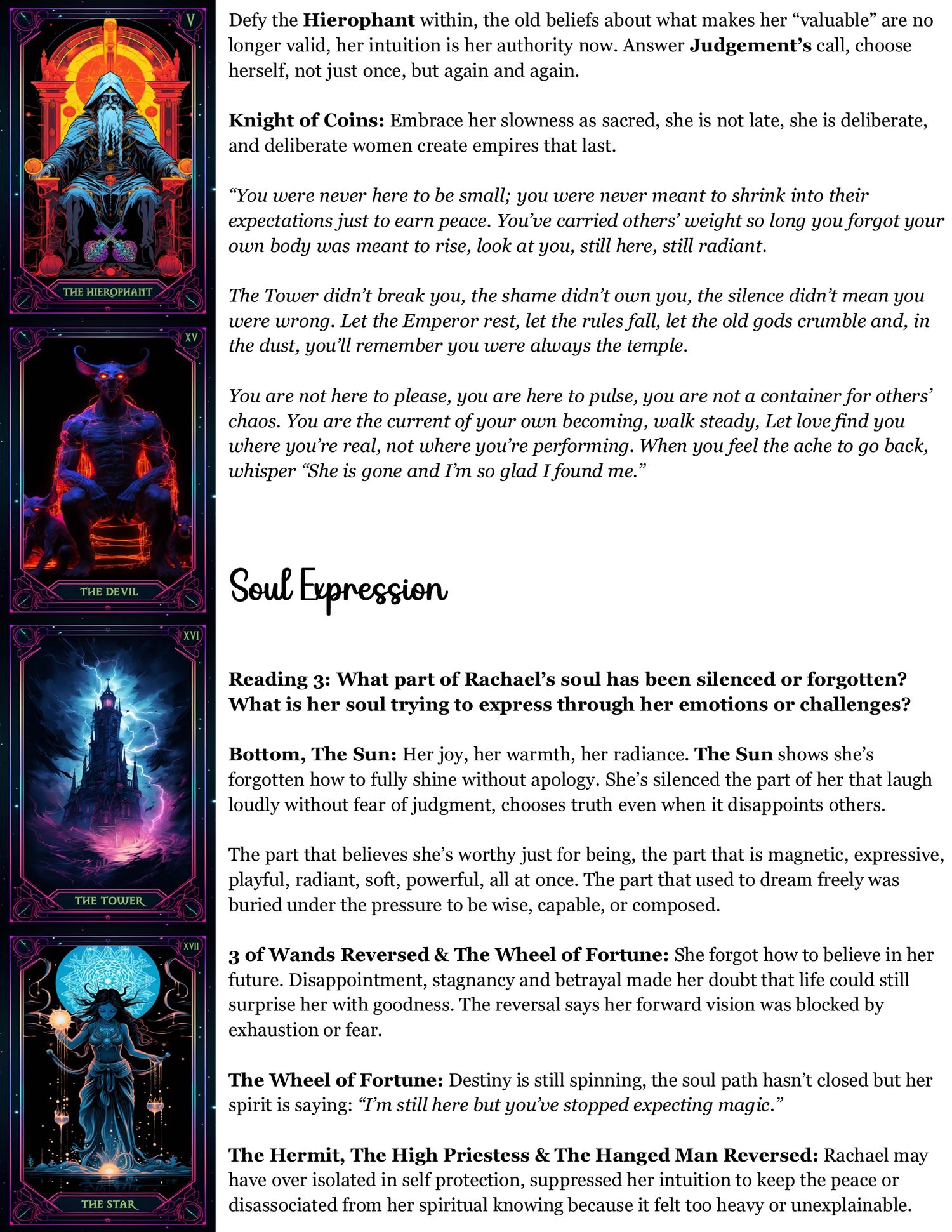 Empress Mirror Reading - Identity/Awakening/Transition