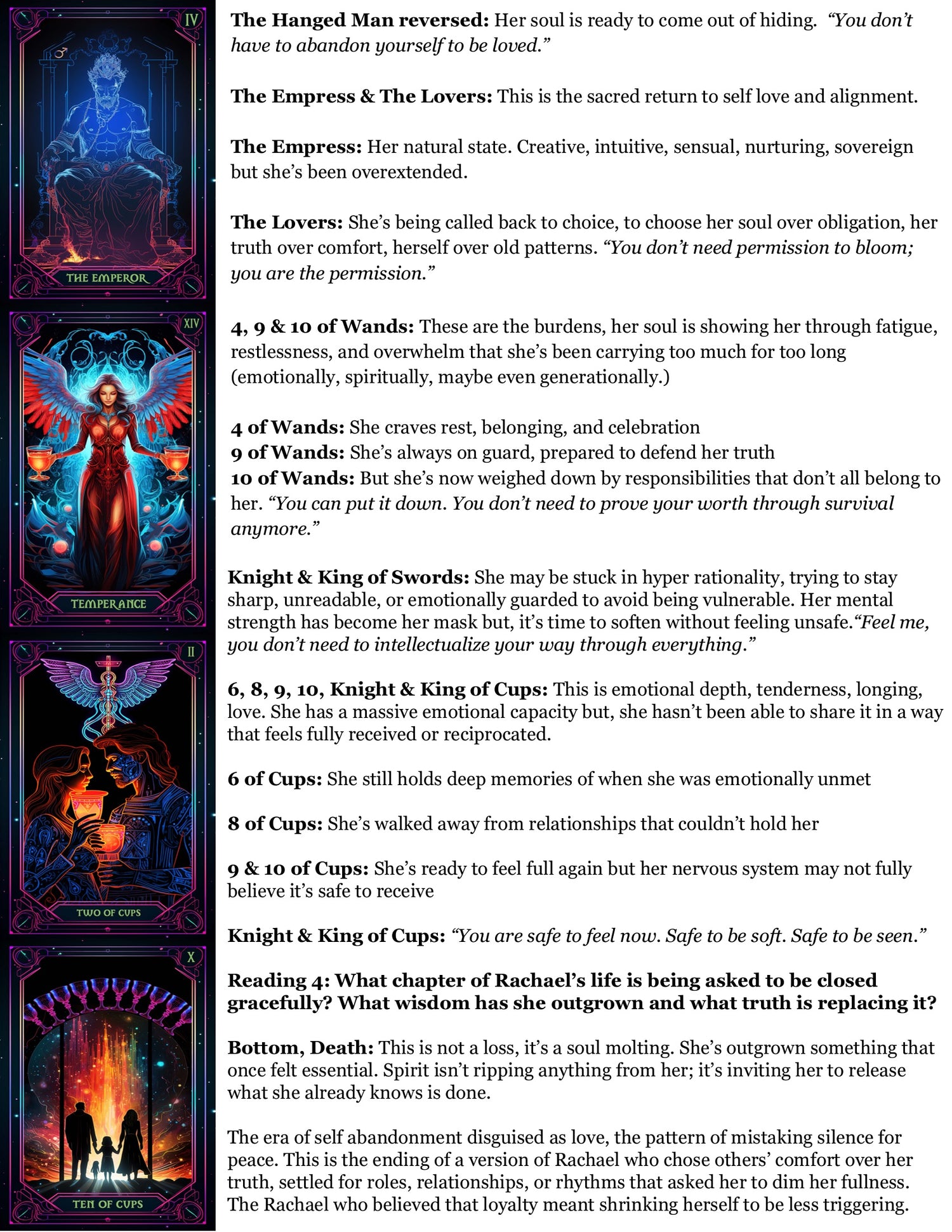 Empress Mirror Reading - Identity/Awakening/Transition