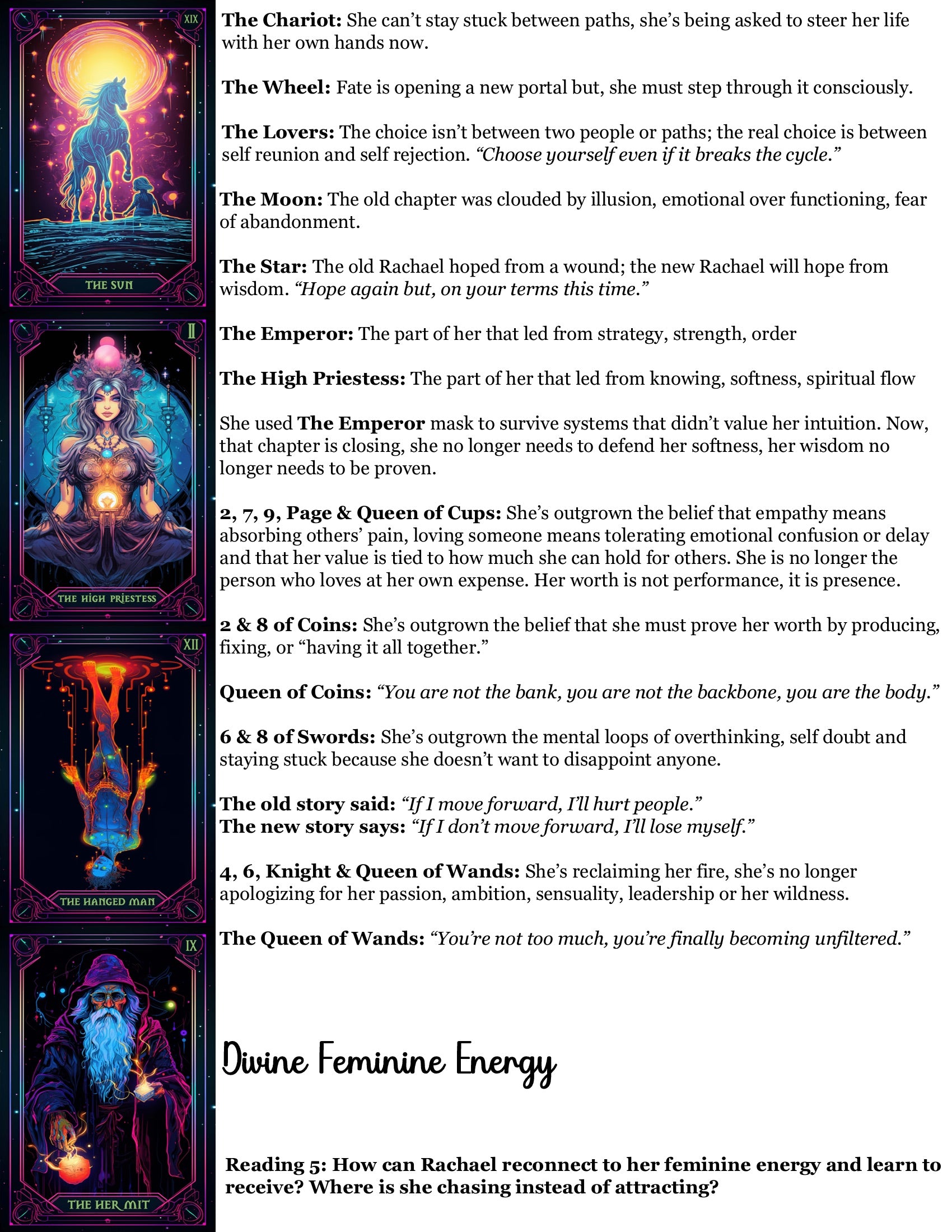 Empress Mirror Reading - Identity/Awakening/Transition