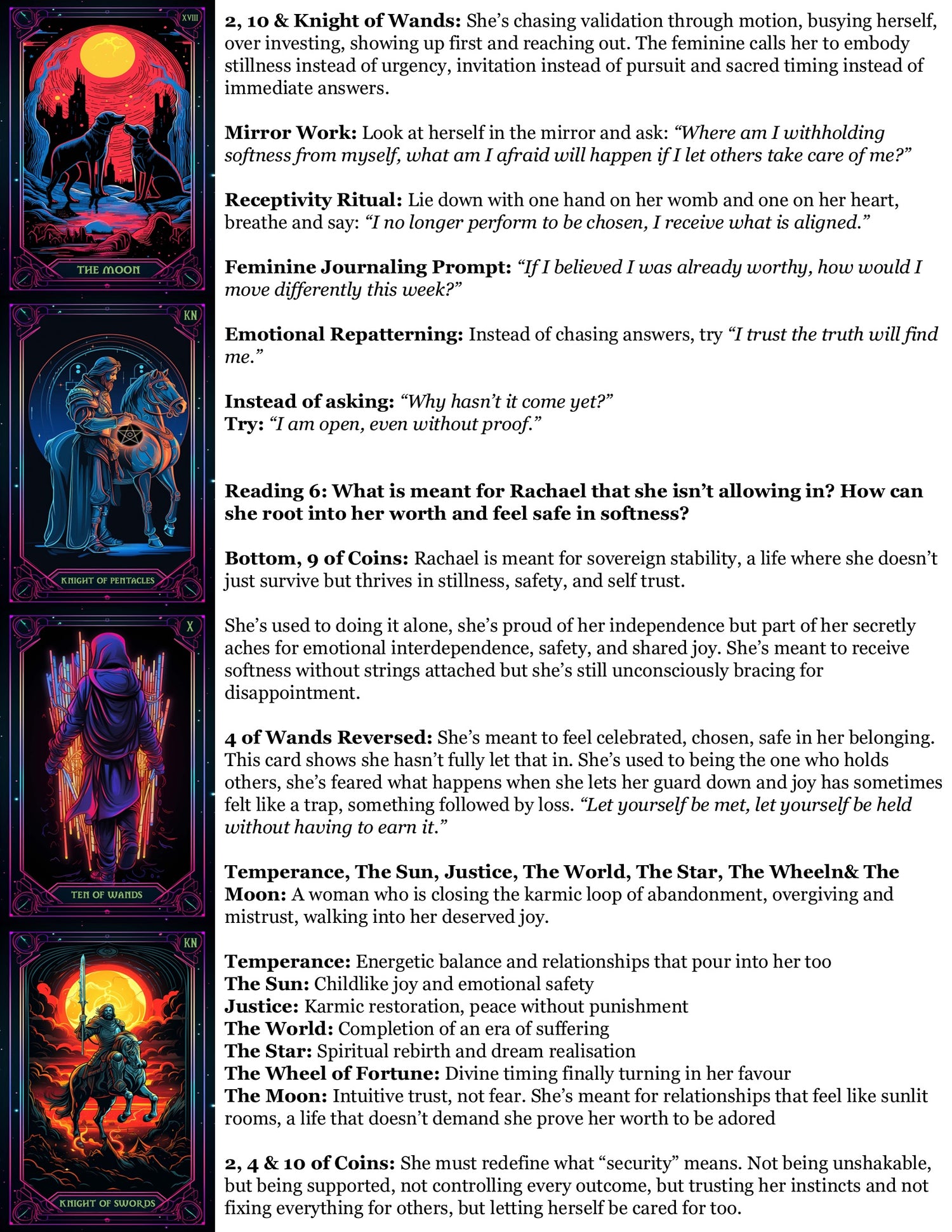 Empress Mirror Reading - Identity/Awakening/Transition