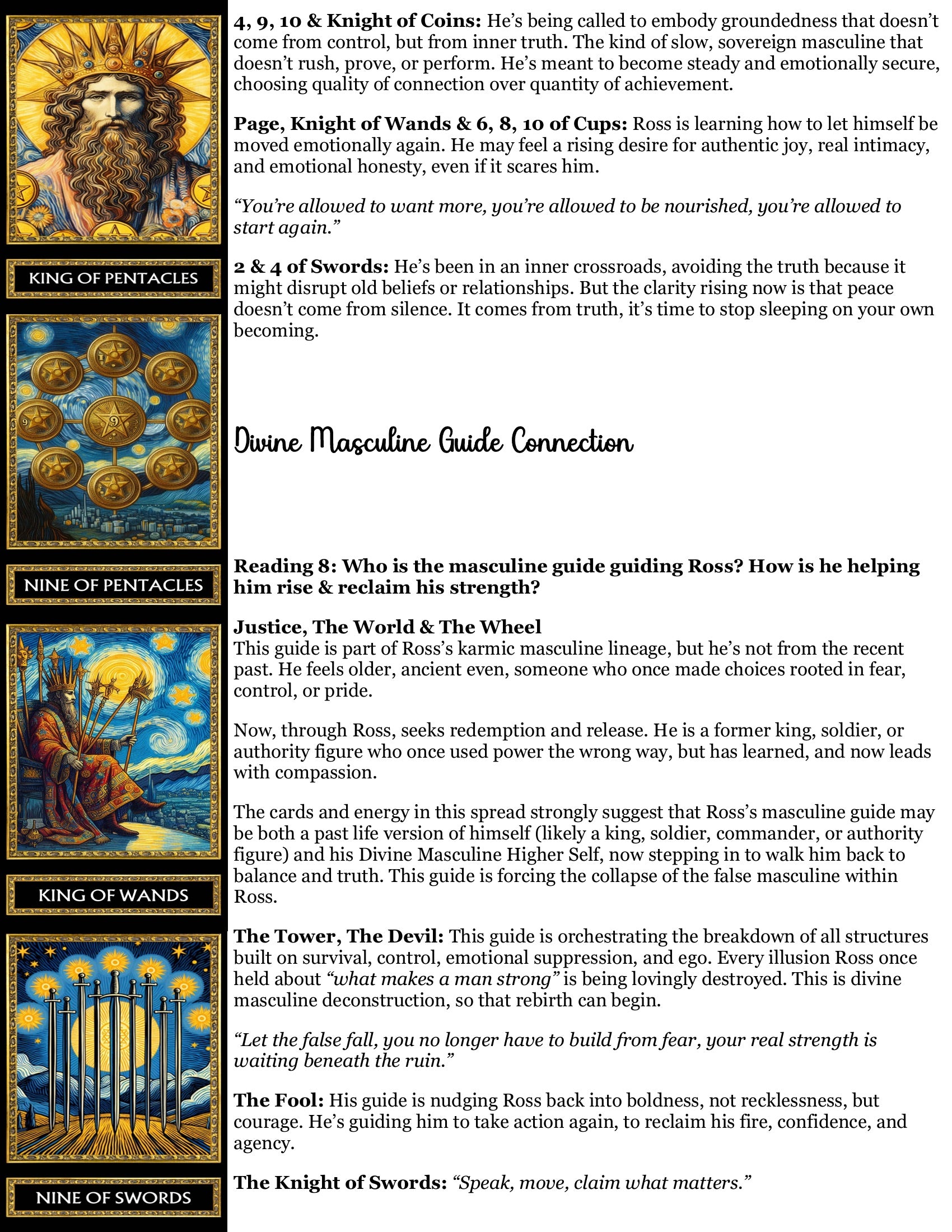 Emperor Mirror Reading - Identity/Awakening/Transition