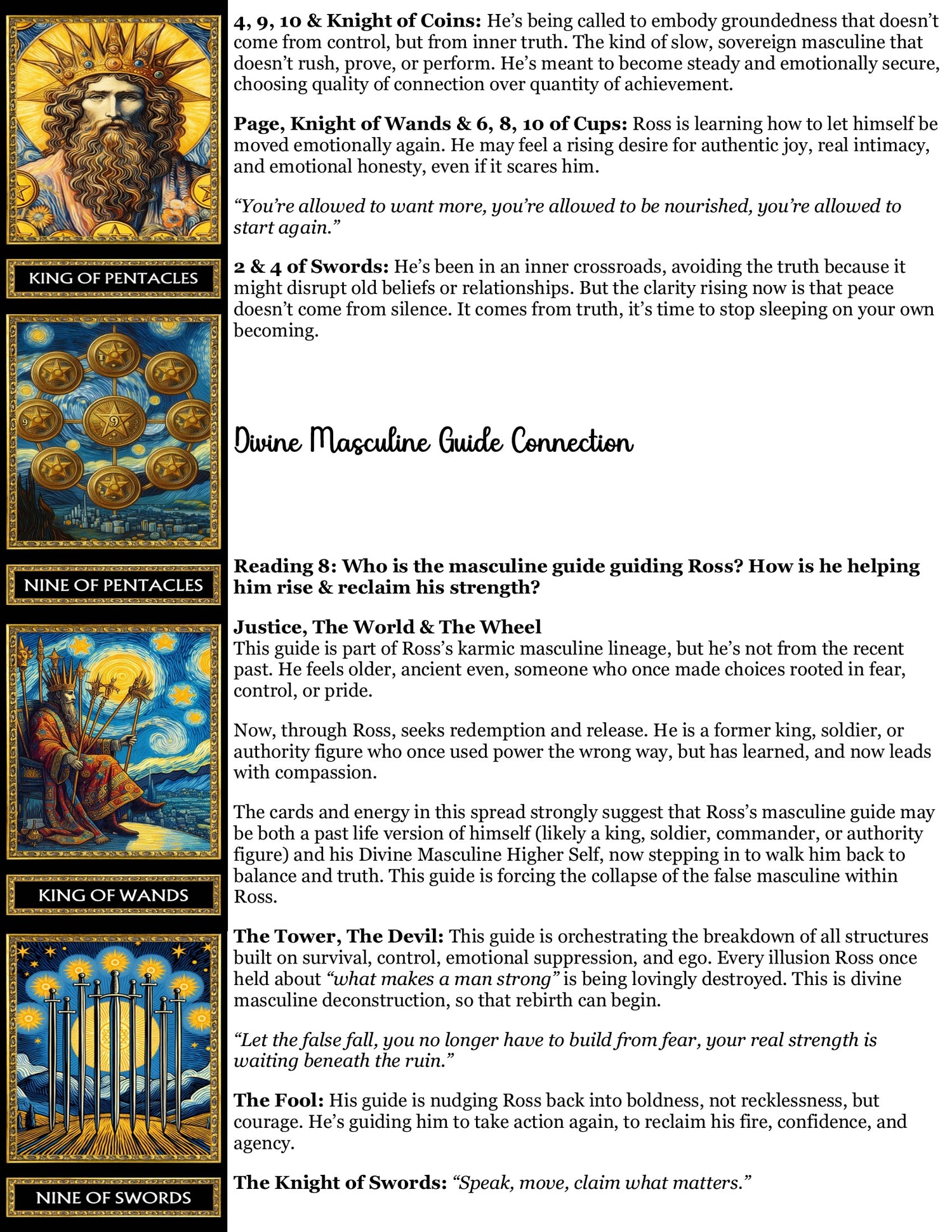 Emperor Mirror Reading - Identity/Awakening/Transition