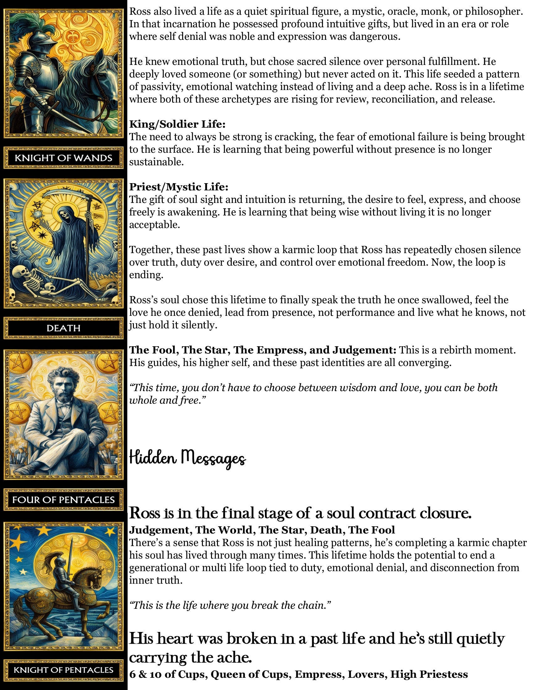 Emperor Mirror Reading - Identity/Awakening/Transition