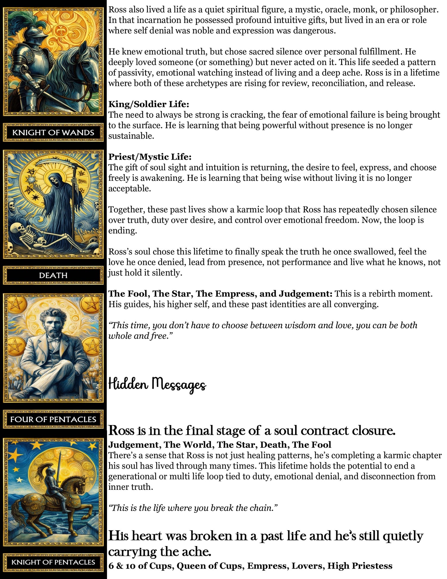 Emperor Mirror Reading - Identity/Awakening/Transition