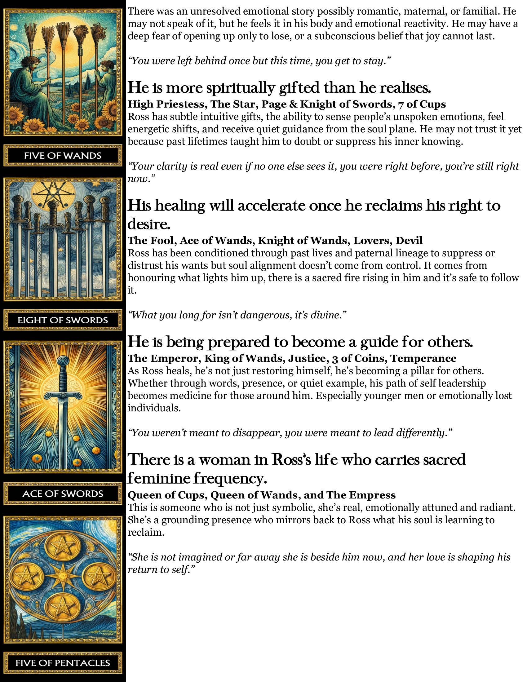 Emperor Mirror Reading - Identity/Awakening/Transition