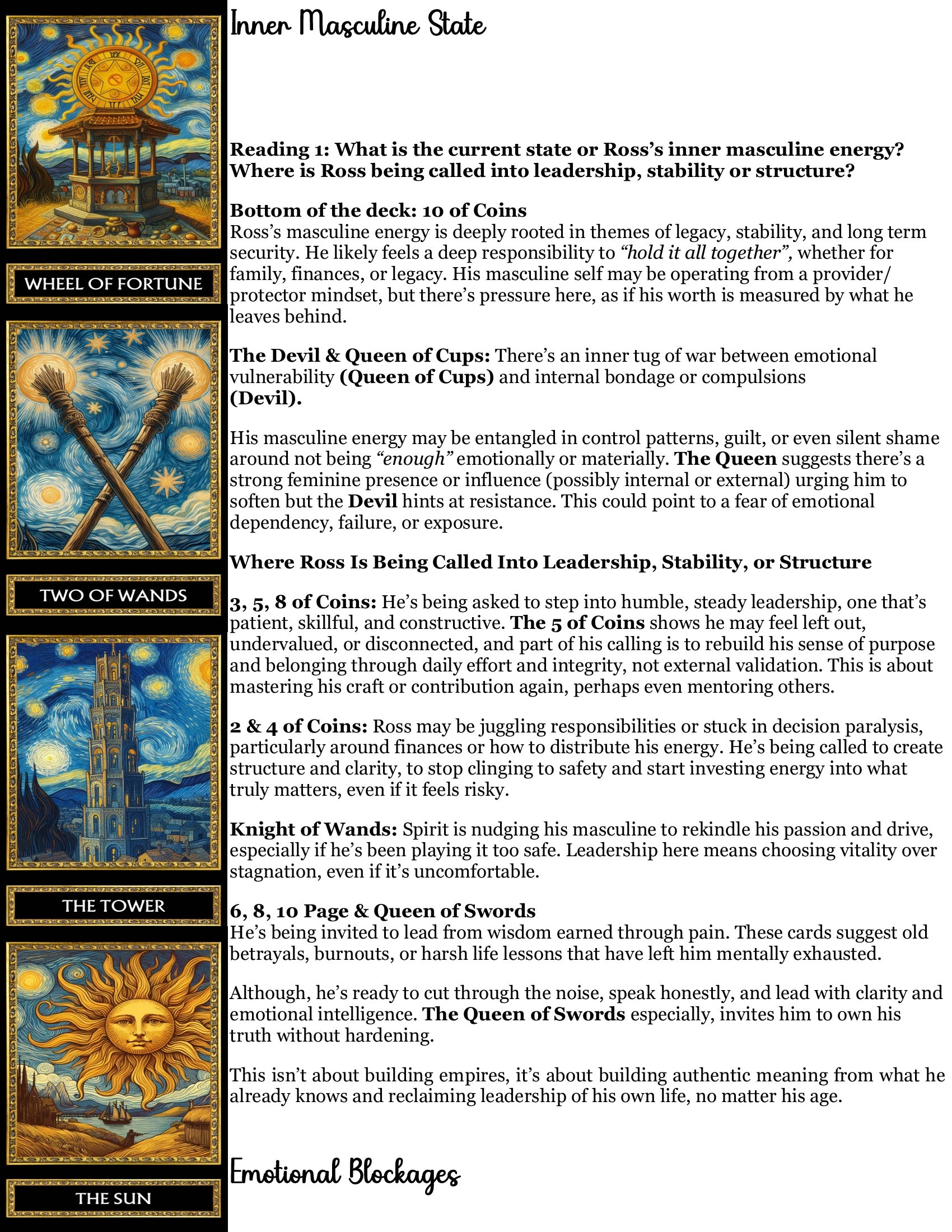 Emperor Mirror Reading - Identity/Awakening/Transition