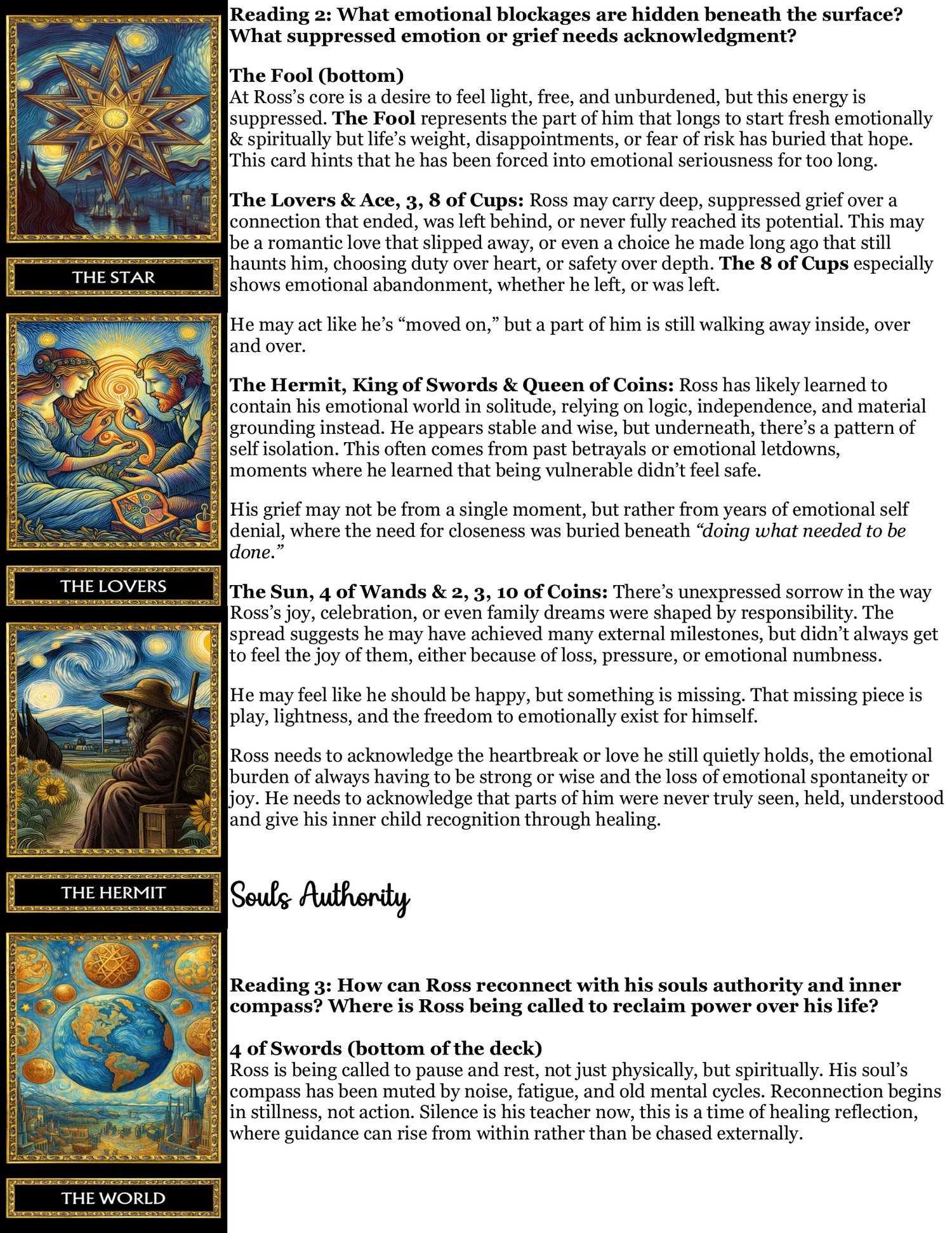 Emperor Mirror Reading - Identity/Awakening/Transition