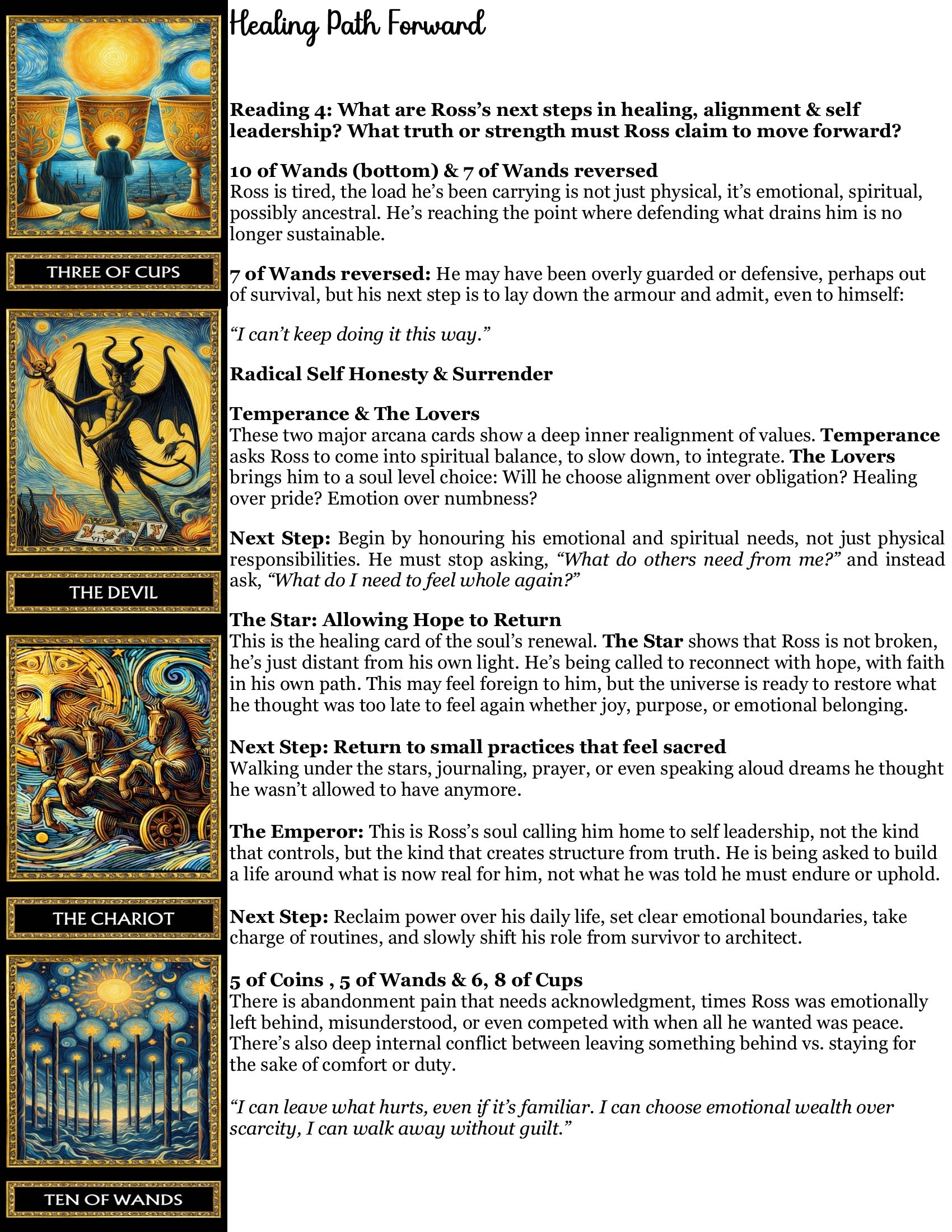 Emperor Mirror Reading - Identity/Awakening/Transition