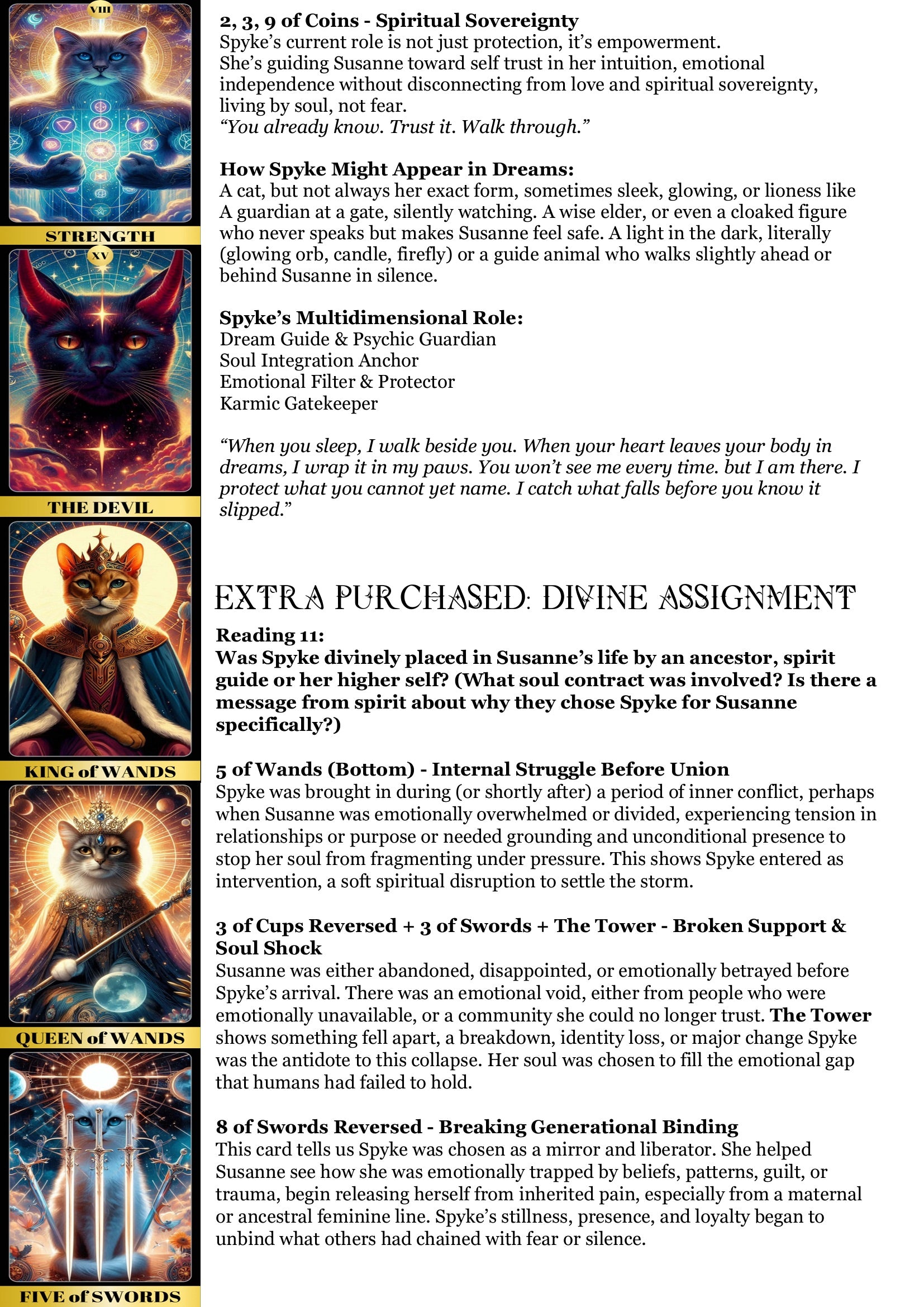 Deceased Animal Soul Reading - Peace/Closure
