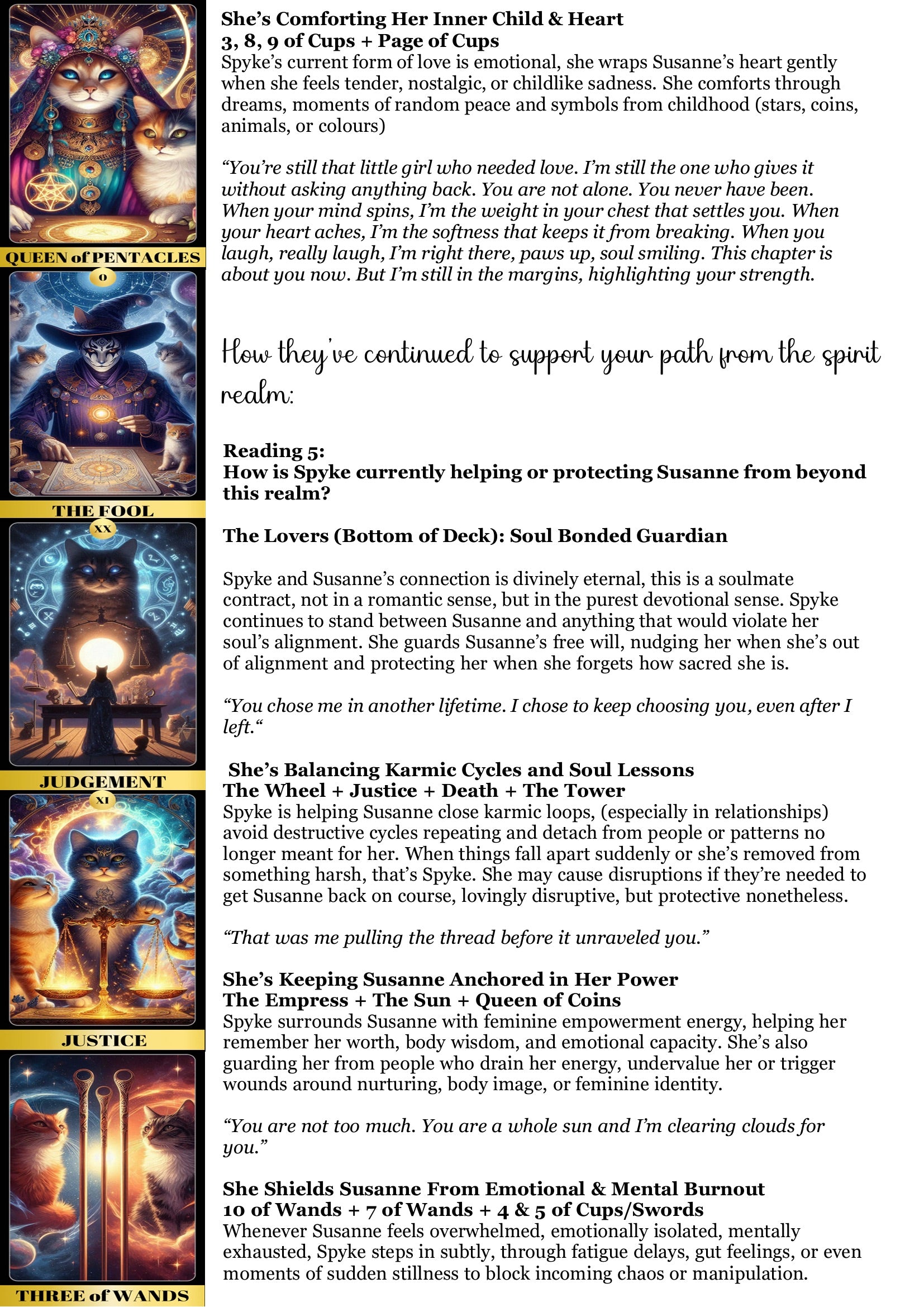 Deceased Animal Soul Reading - Peace/Closure