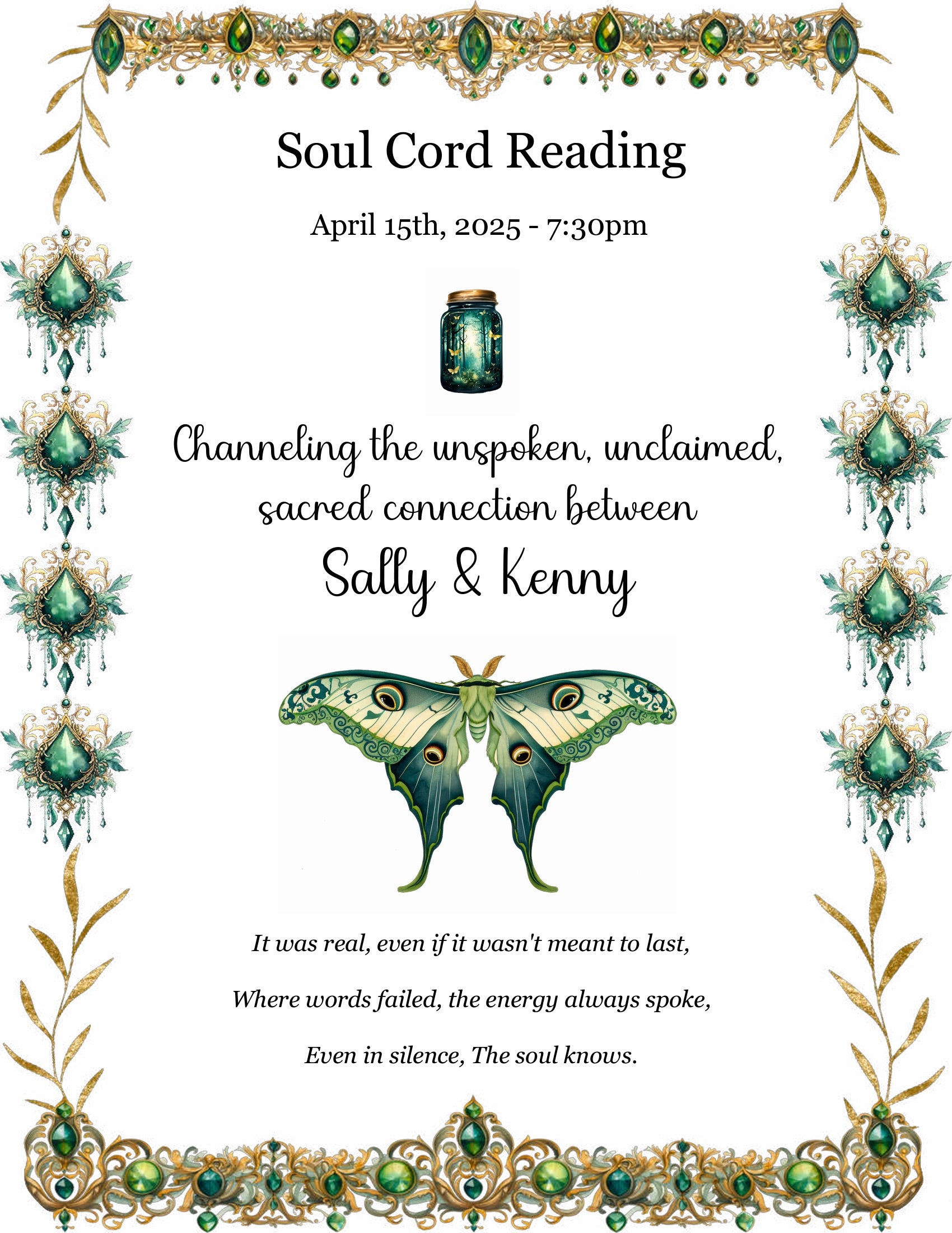 Soul Cord Reading - Soulmate/Twin Flame/Family