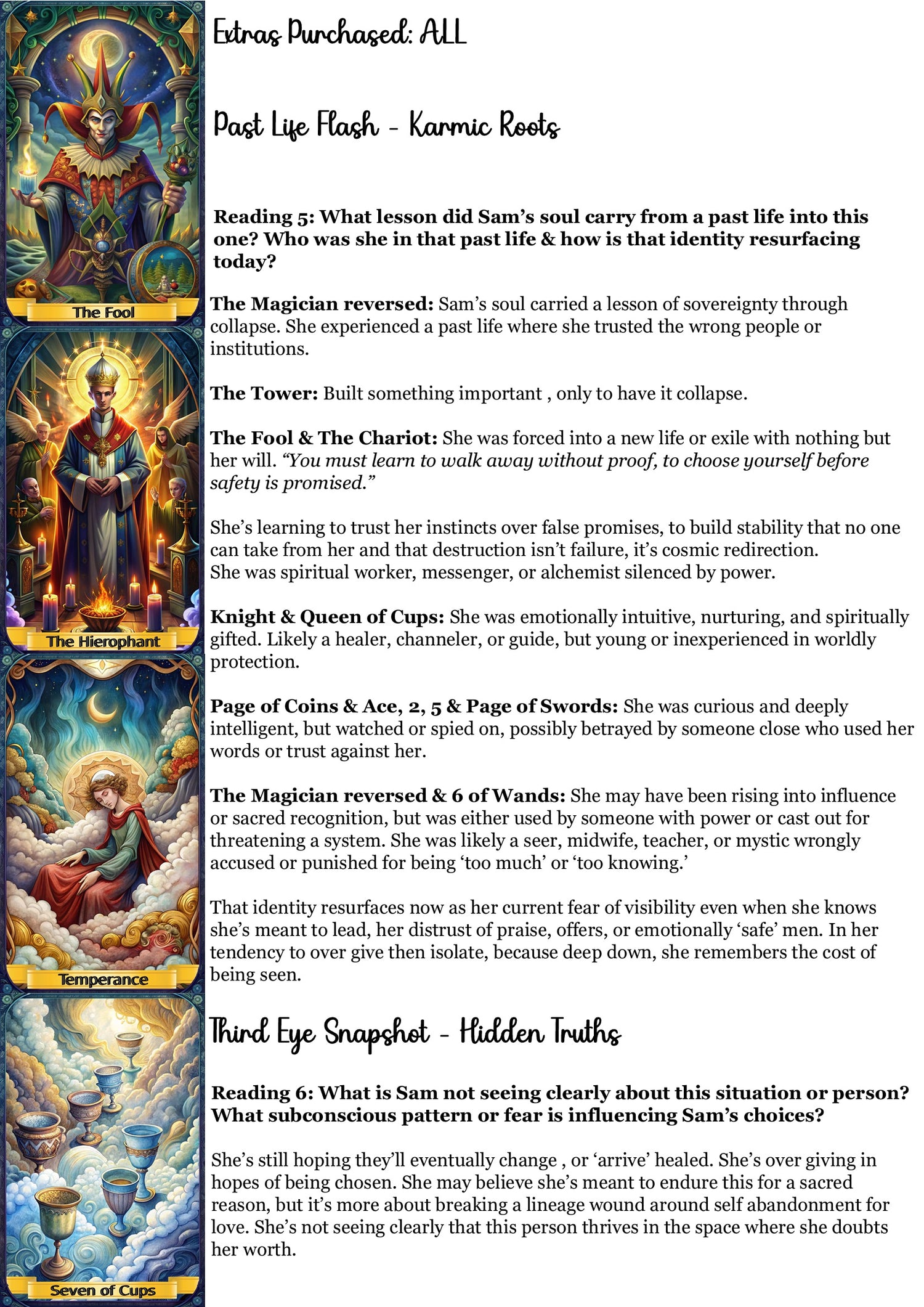 Full Soul Spread - Love/Purpose/Healing