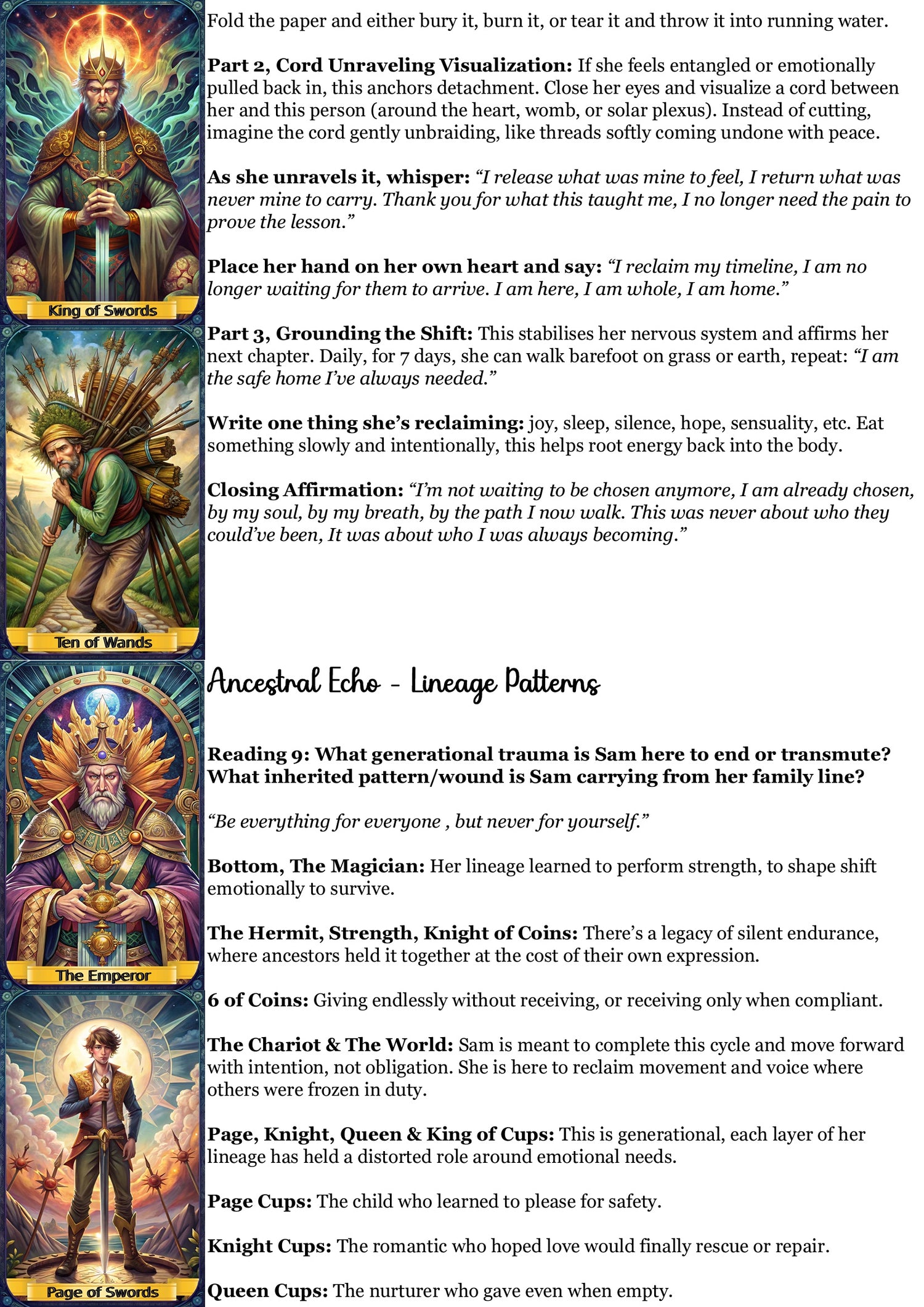 Full Soul Spread - Love/Purpose/Healing