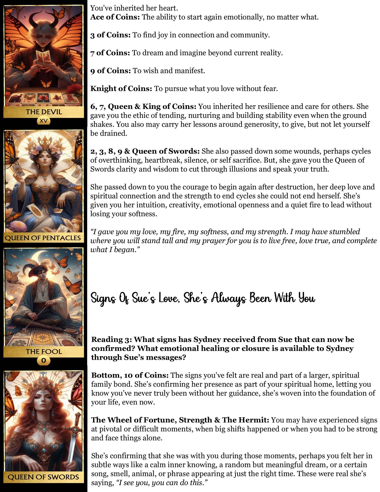 Spirit Reading - Past Loved Ones/Ancestors