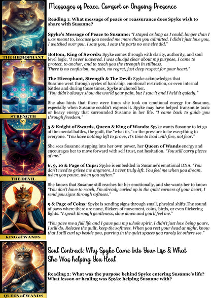 Deceased Animal Soul Reading - Peace/Closure