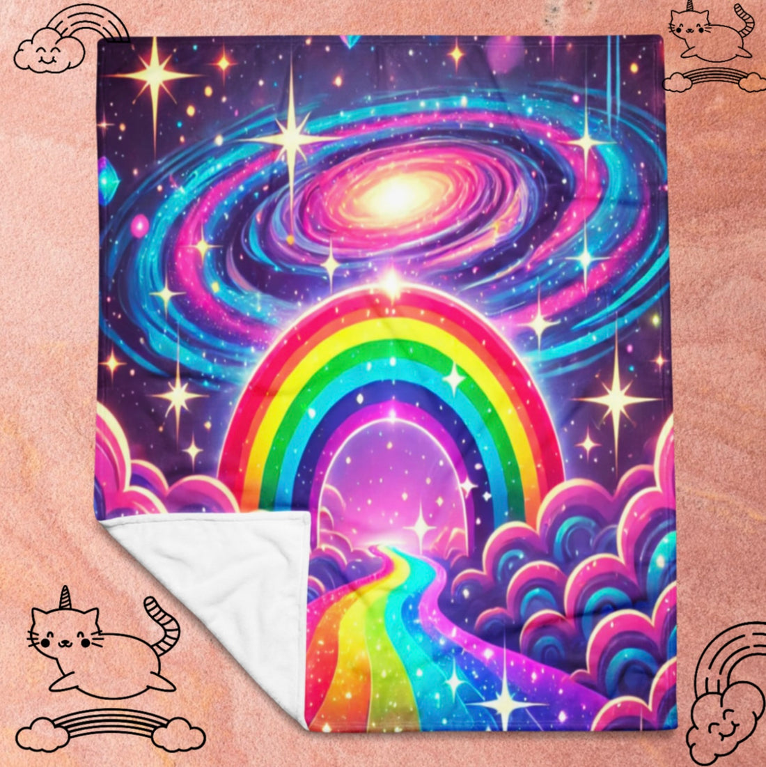 Rainbow Galaxy ‘Sparkle Highway’ - Blanket